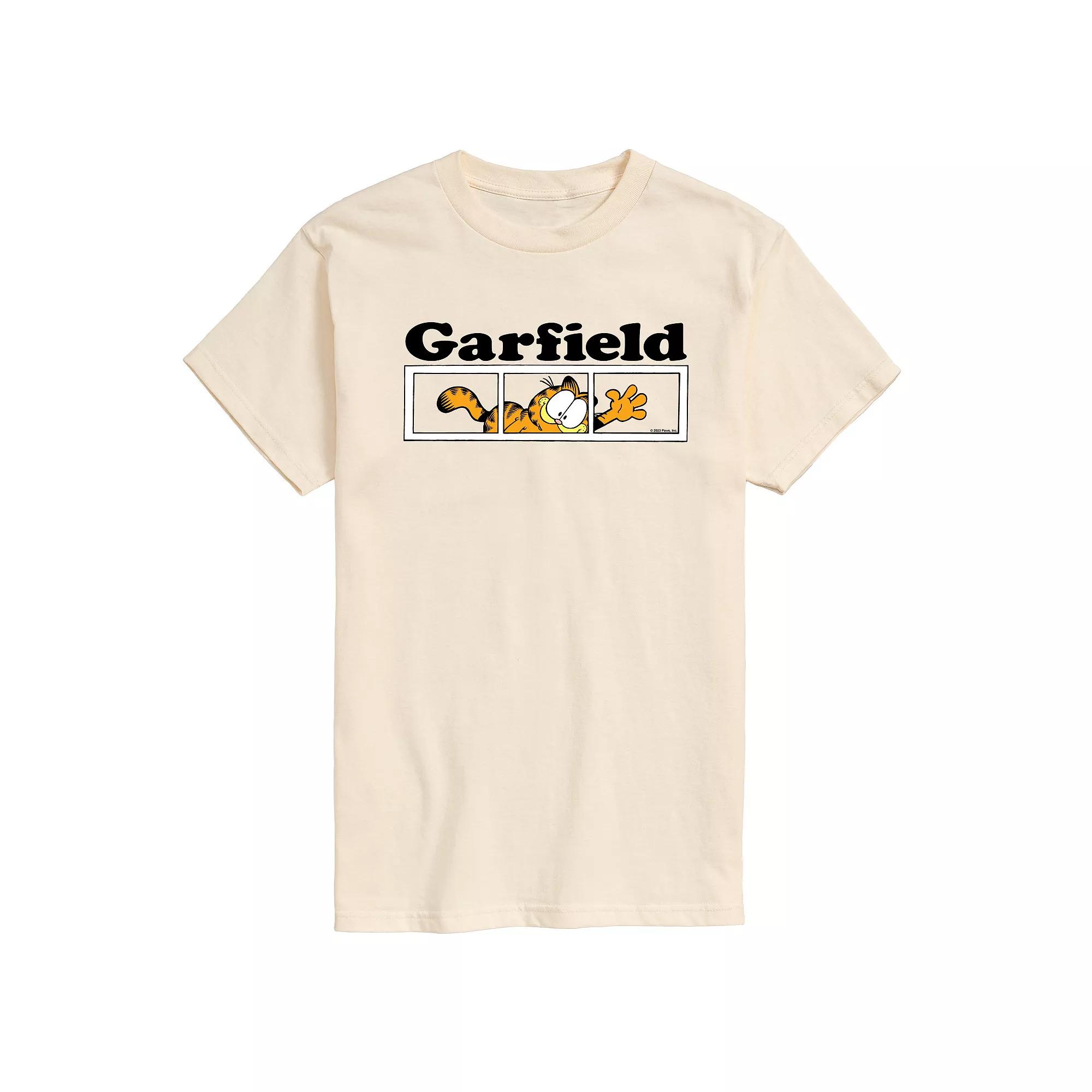 Men's Garfield Panel Logo Graphic Tee,  Product Image