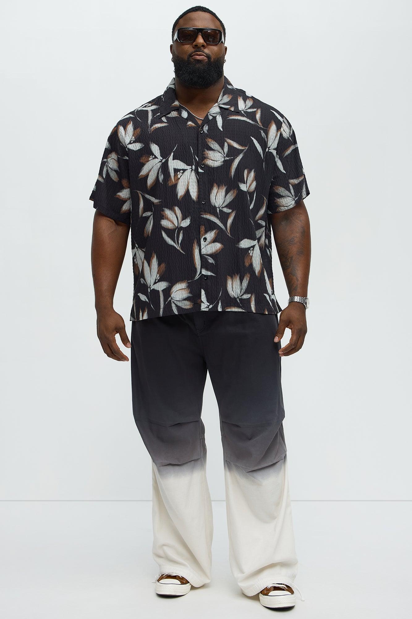 Paper Bag Baggy Pants - Black Product Image