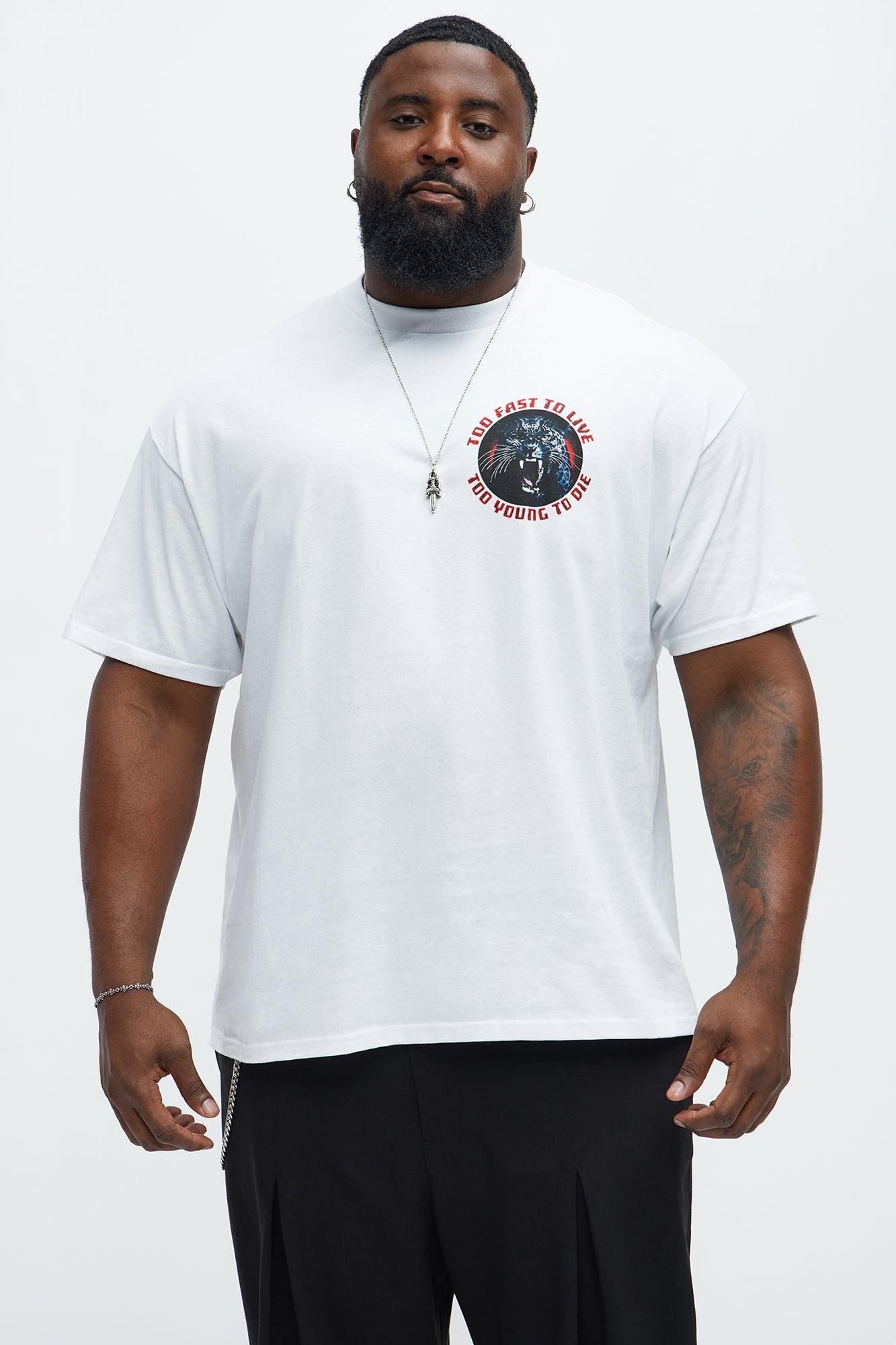 Too Fast To Live Short Sleeve Tee - White Product Image