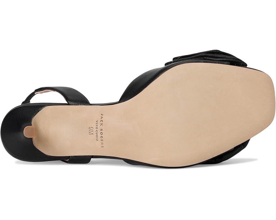 Lola Bow Sandal - Metallic Nappa Product Image