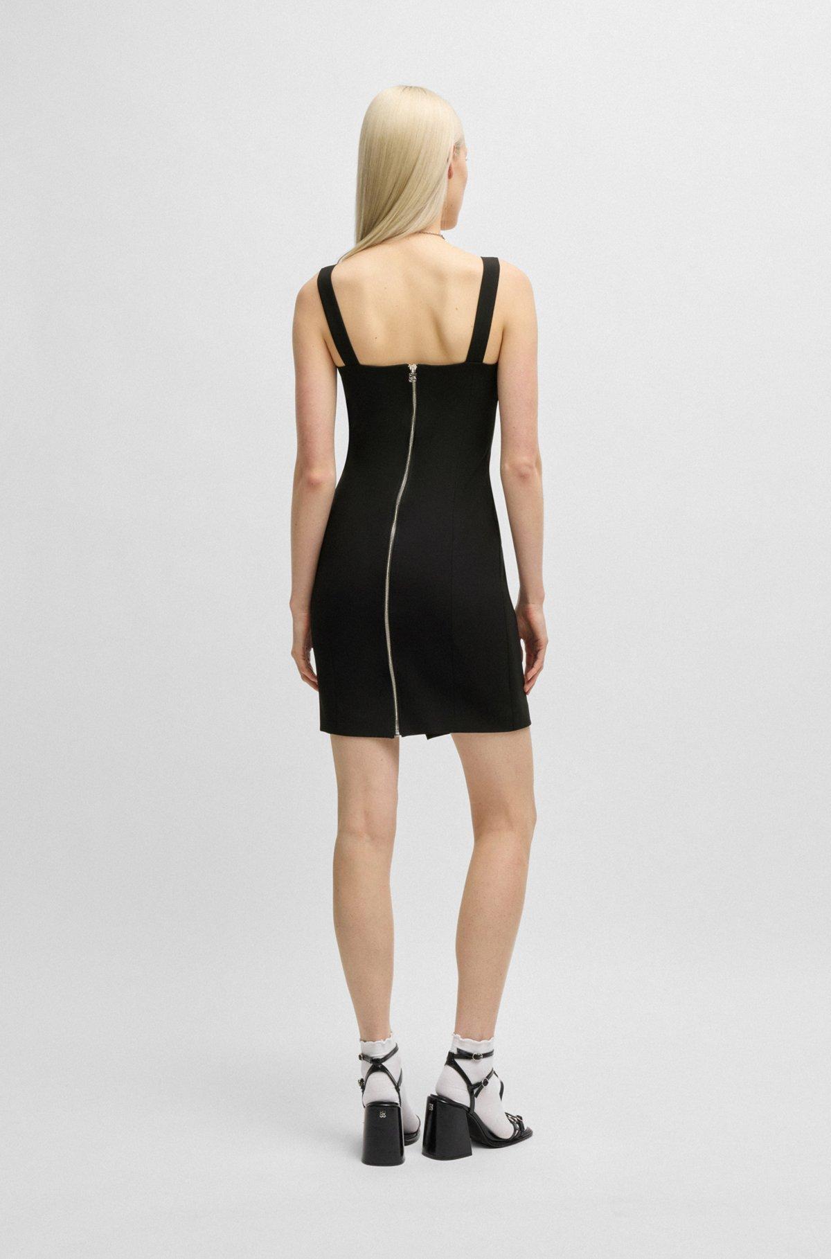 Bodycon dress with thick straps Product Image