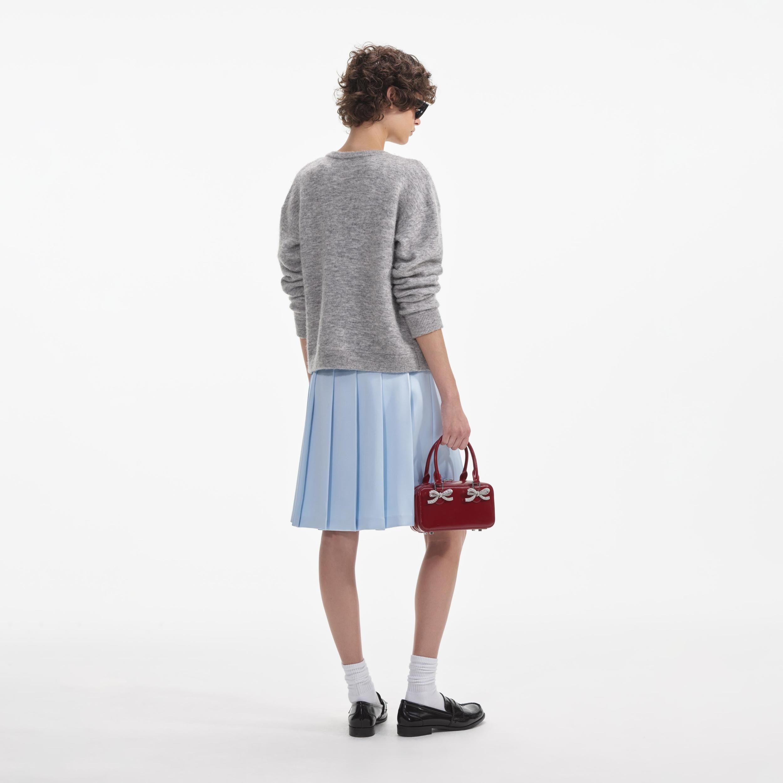 Grey Melange Cardigan Product Image