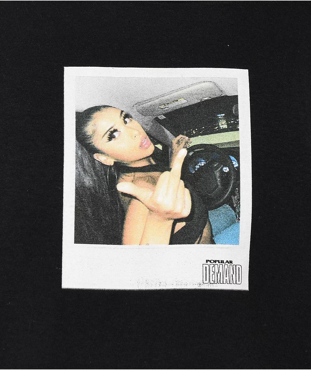 Popular Demand Instant Hello Black T-Shirt Product Image