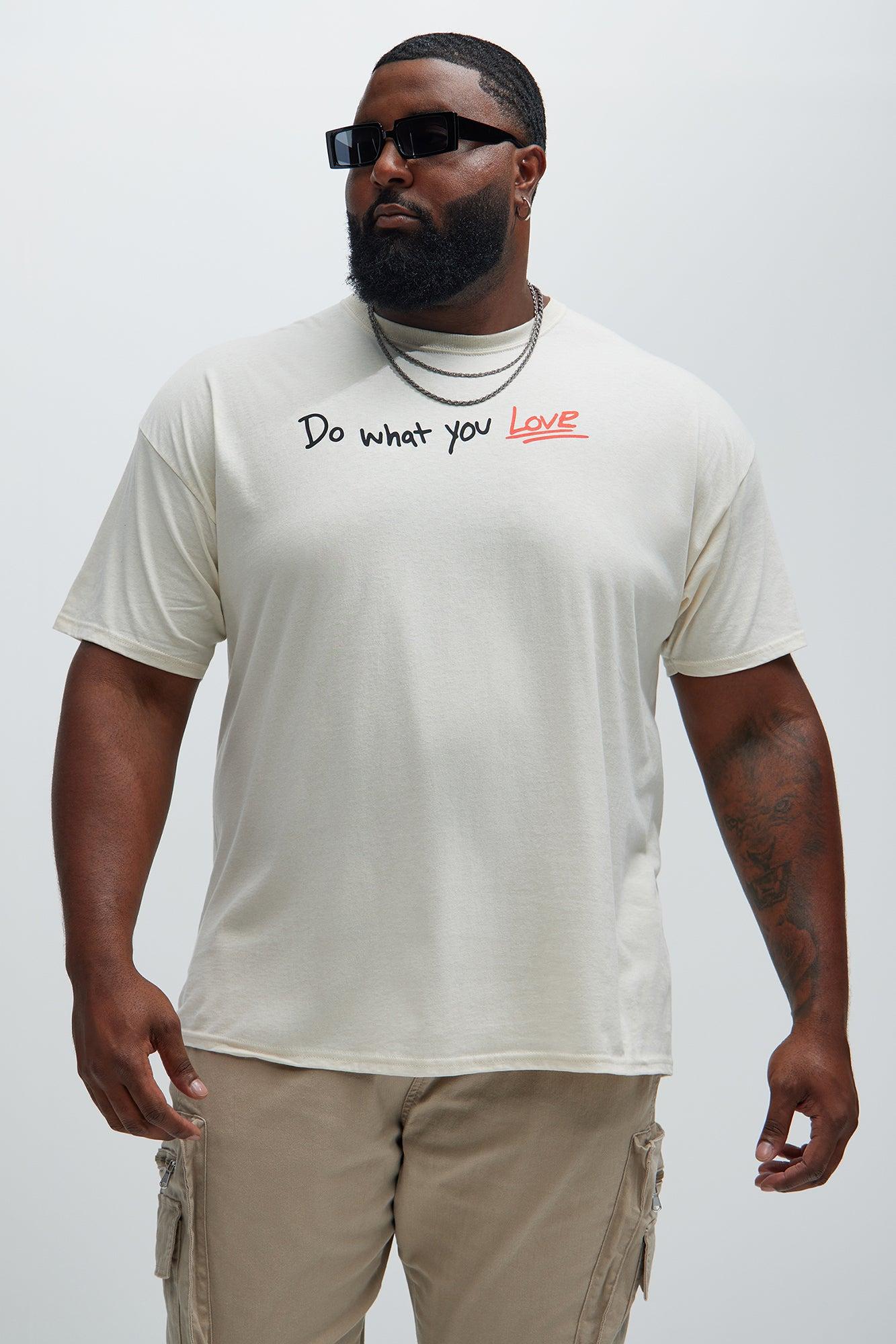 Do What You Love Short Sleeve Tee - Cream Product Image