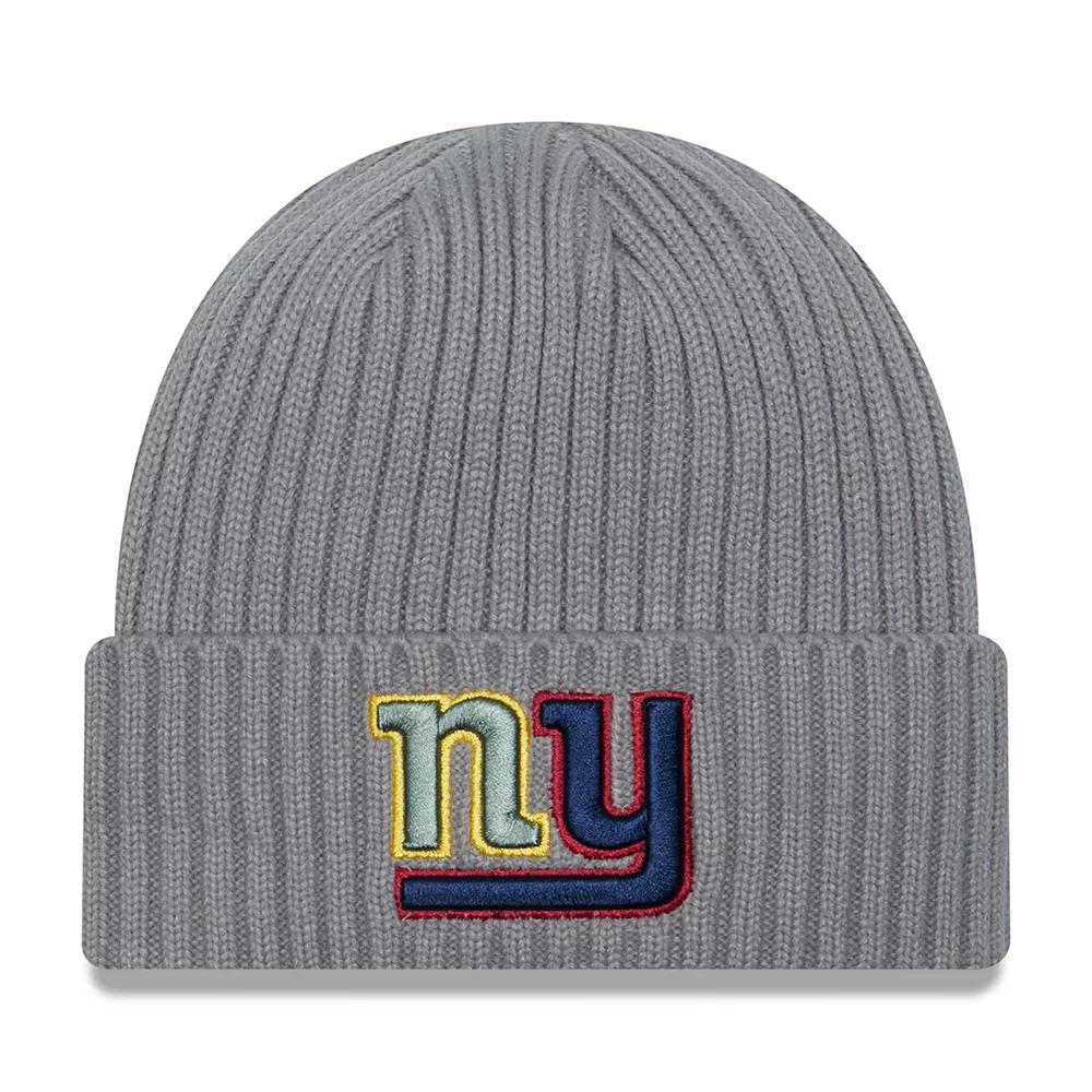 Men's New Era  Gray New York Giants Color Pack Multi Cuffed Knit Hat, Grey Product Image