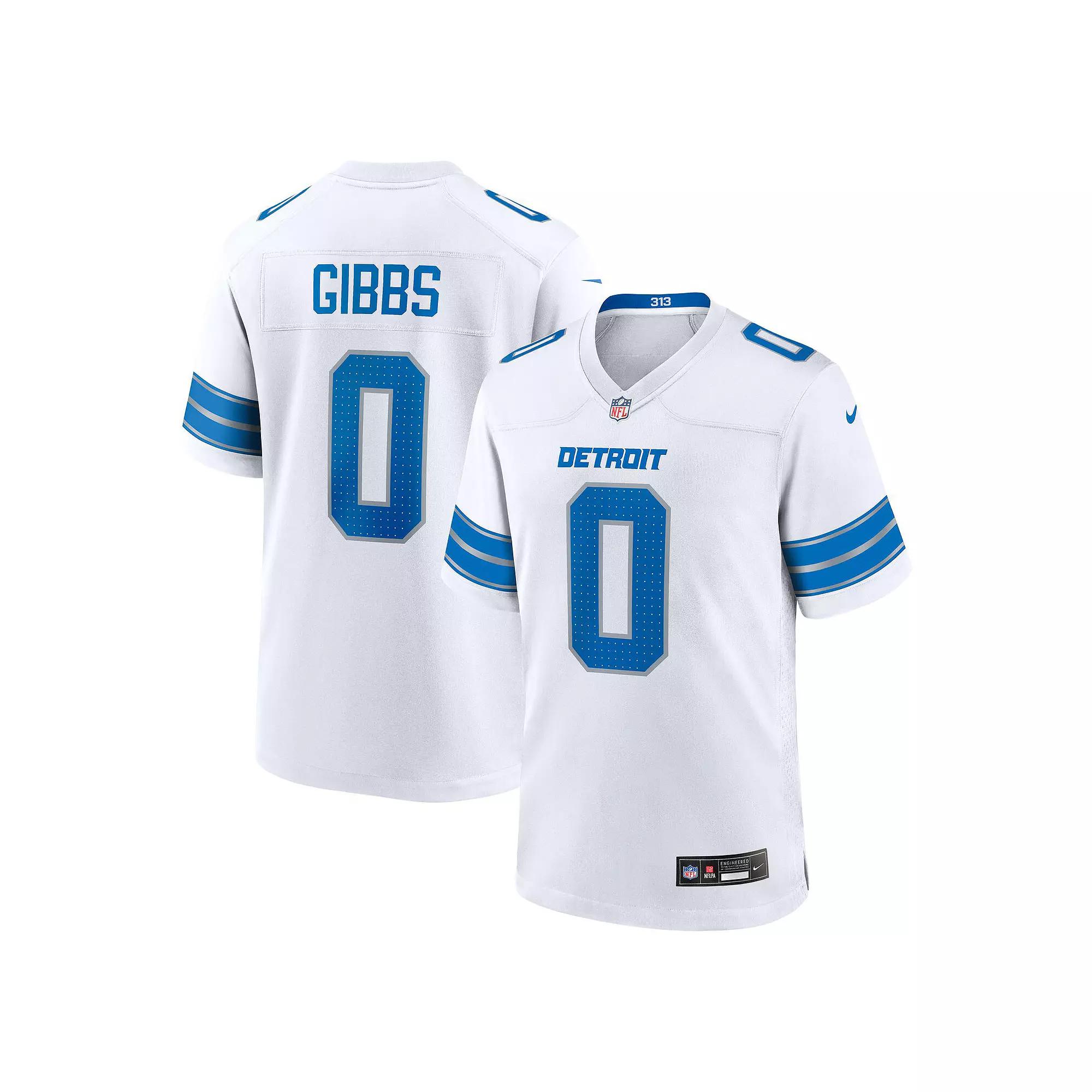 Jahmyr Gibbs Detroit Lions Nike Mens NFL Game Jersey | 67NM0B9P9JF-DEC Product Image