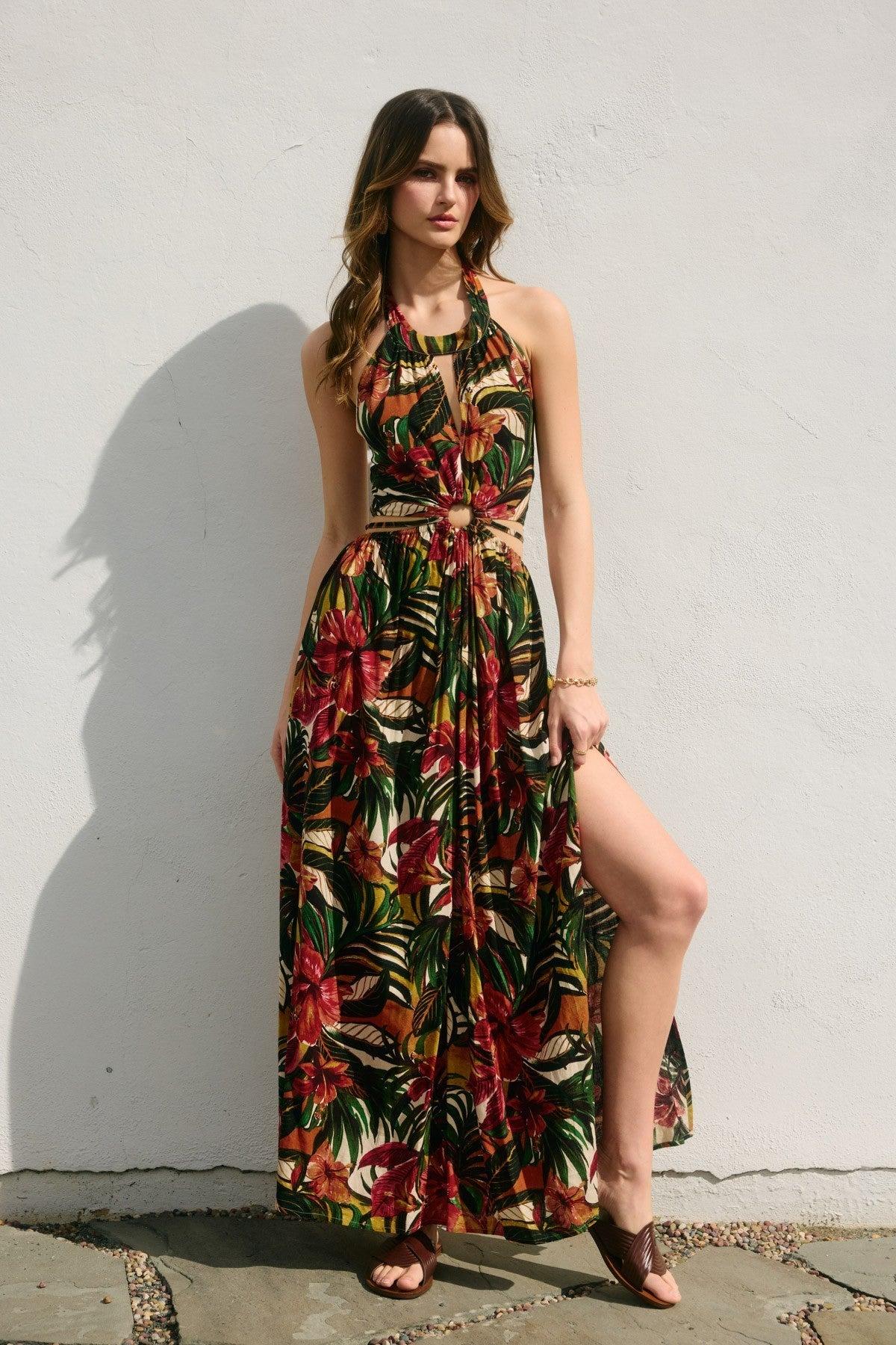 Printed Maxi Dress Product Image