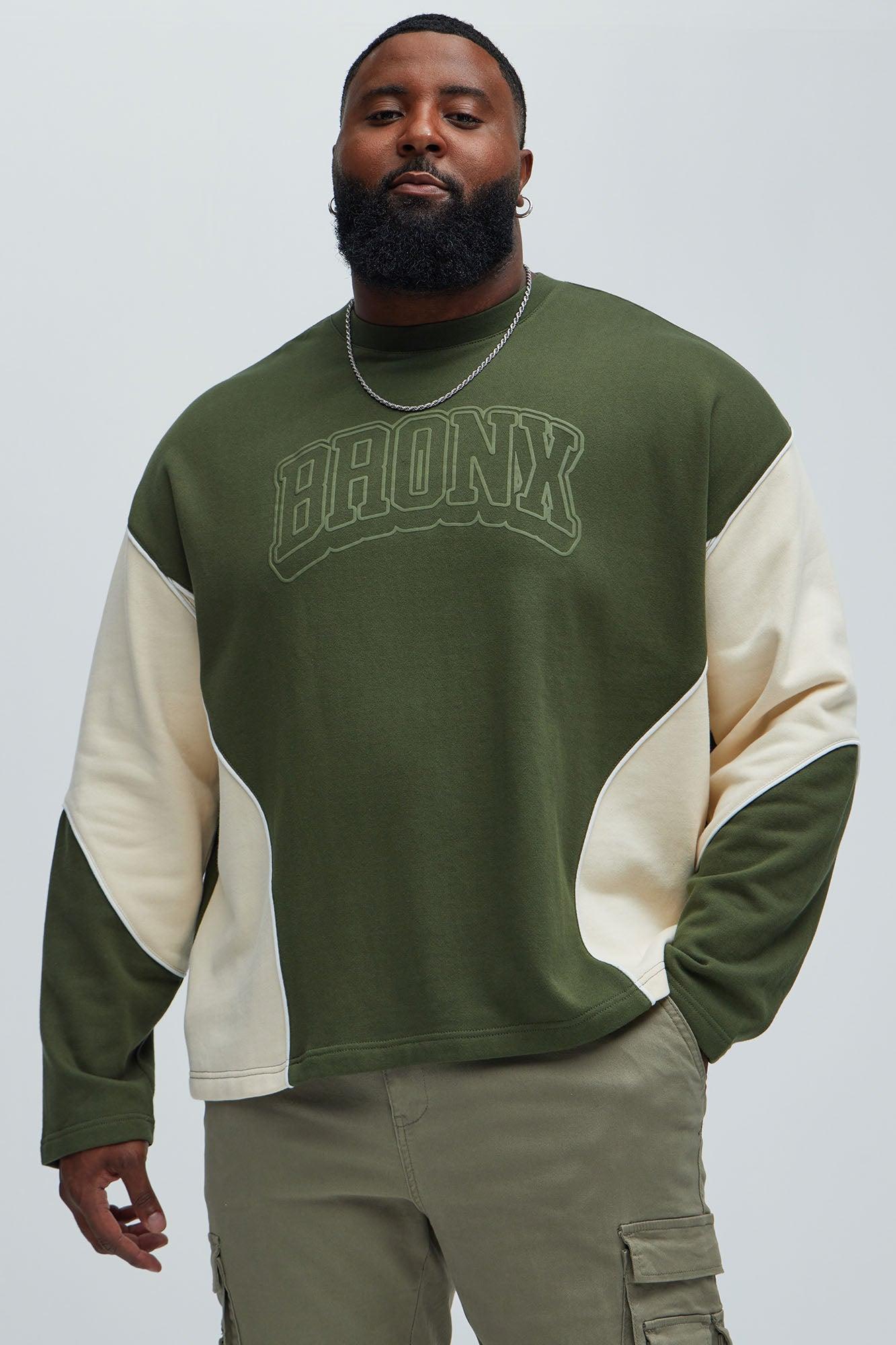 Bronx Crewneck Sweatshirt - Olive Product Image
