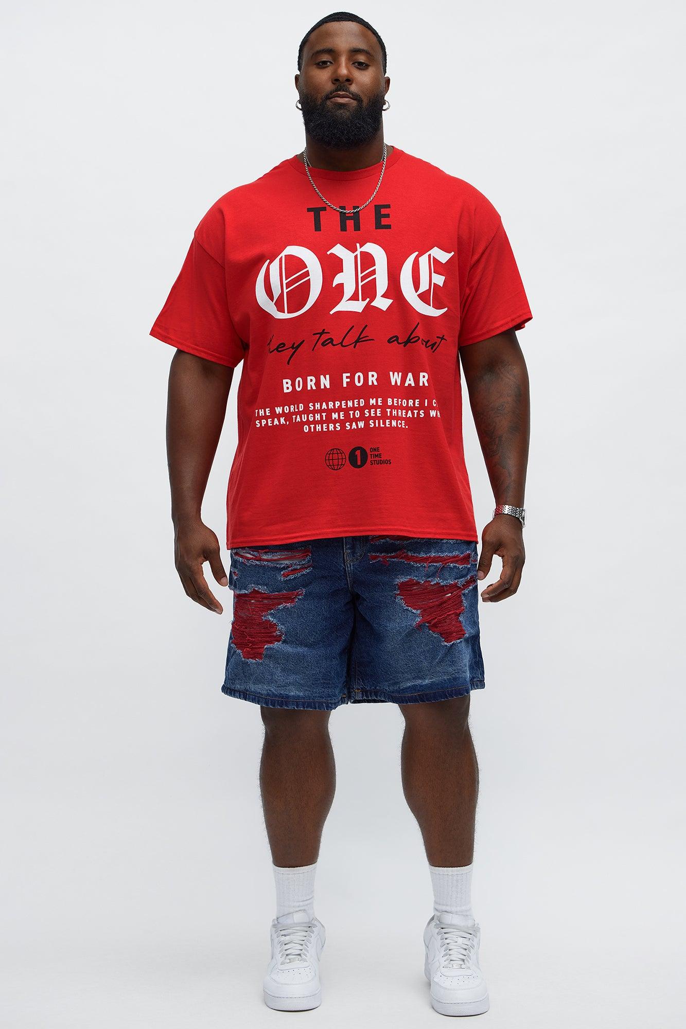 The One They Talk About Short Sleeve Tee - Red Male Product Image