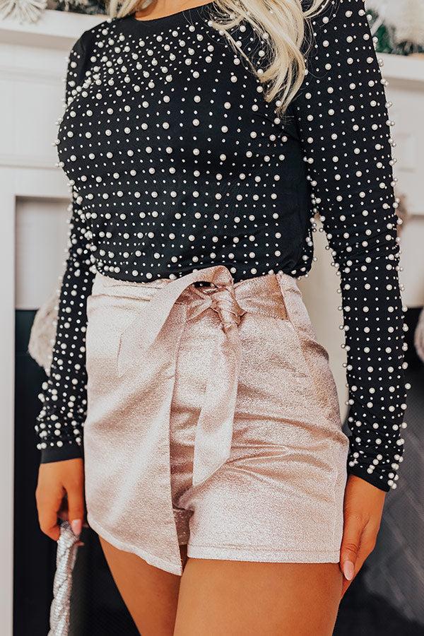 Over The Edge Metallic Skort Product Image