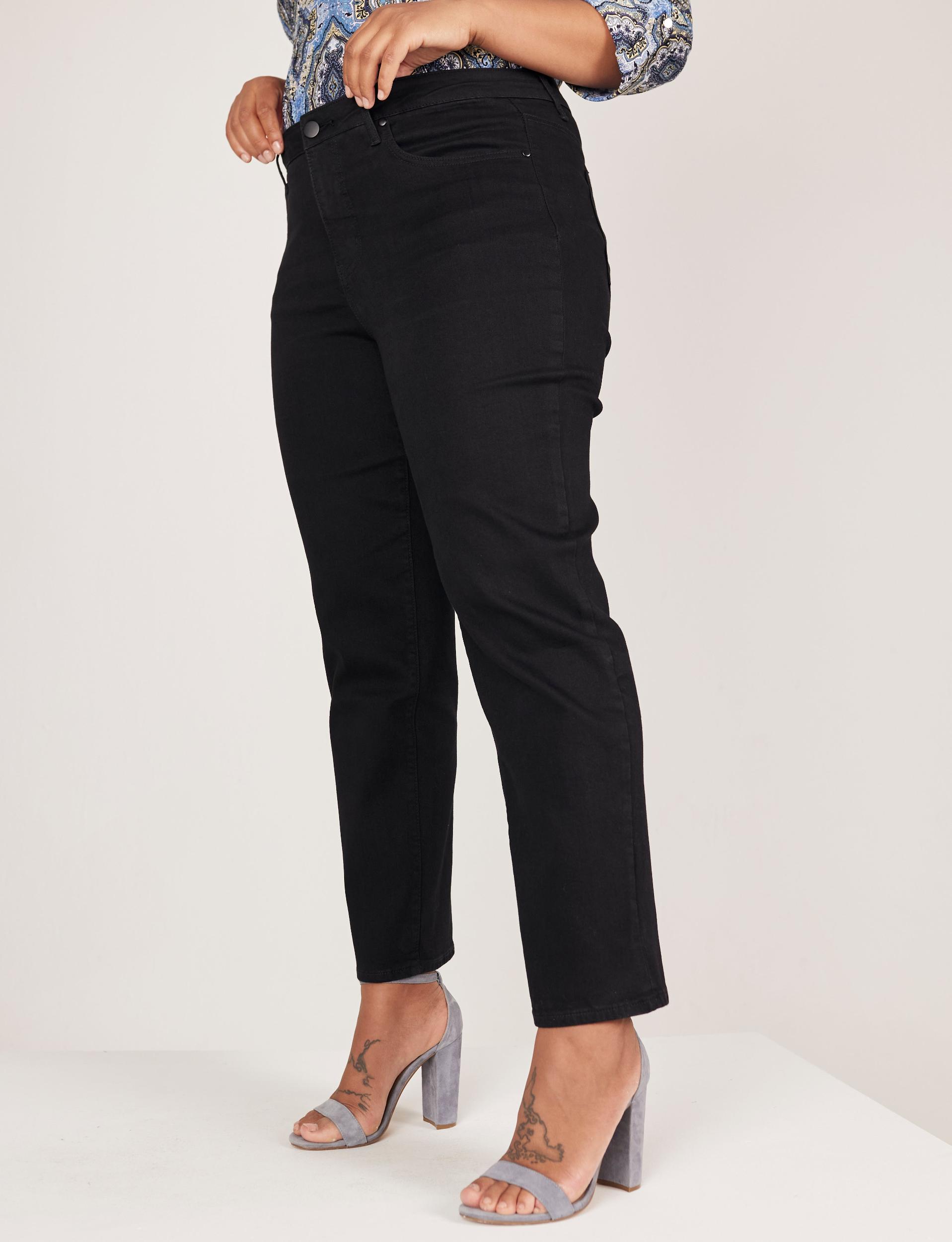 Westport Signature Black Straight Leg Jeans - Plus Female Product Image