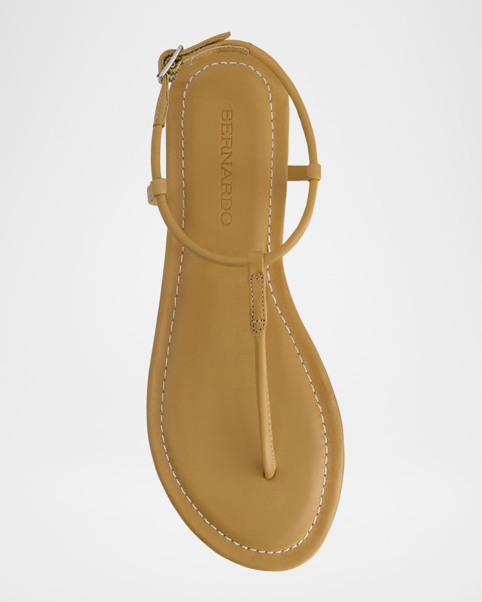 Hercu Leather Ankle-Strap Flat Sandals Product Image