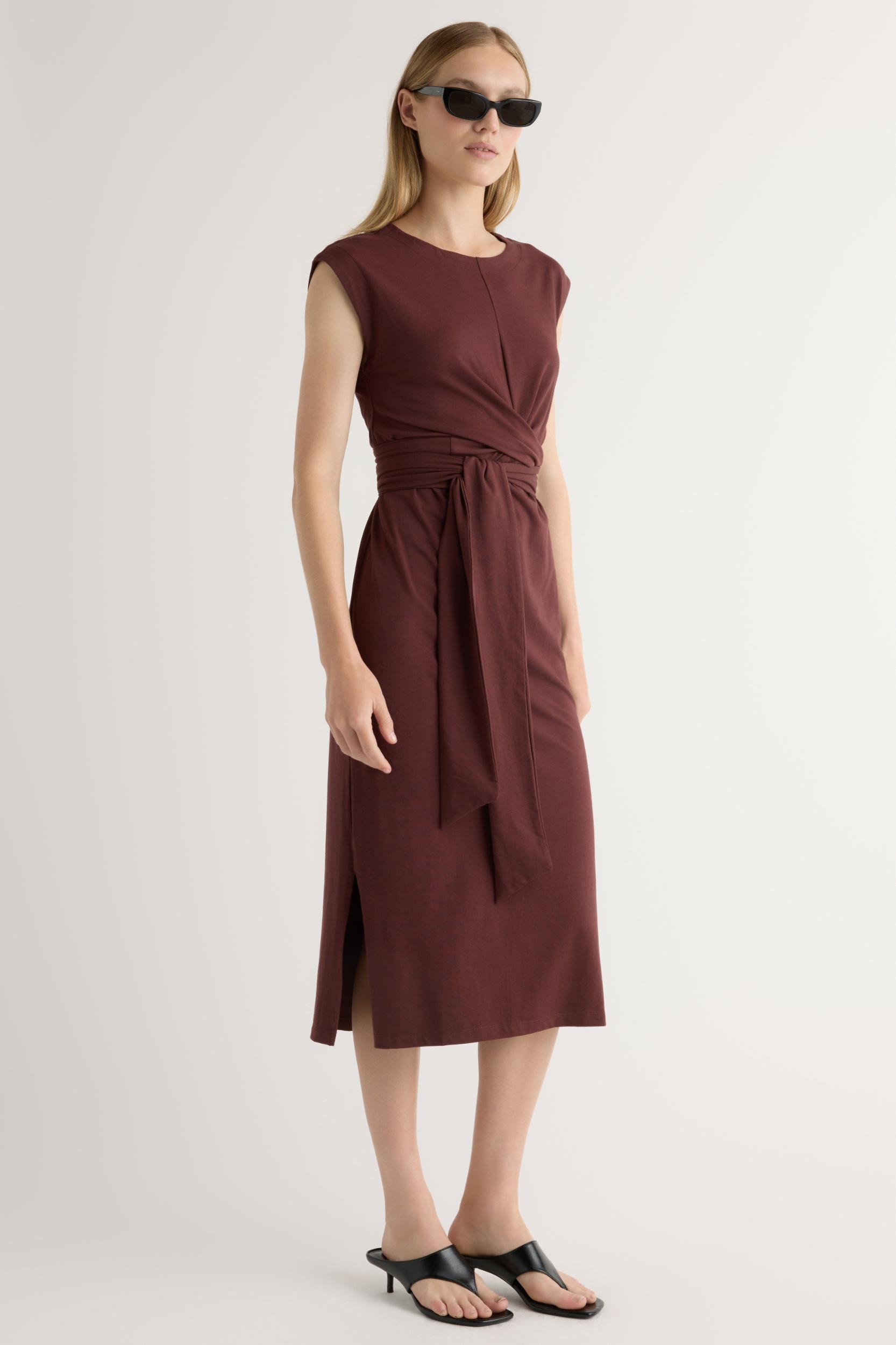 Fei Tie-Front Organic Cotton Dress Product Image