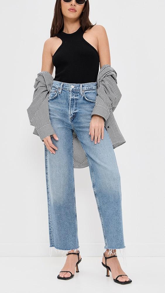 AGOLDE Ren: High Rise Wide Leg Jeans | Shopbop Product Image