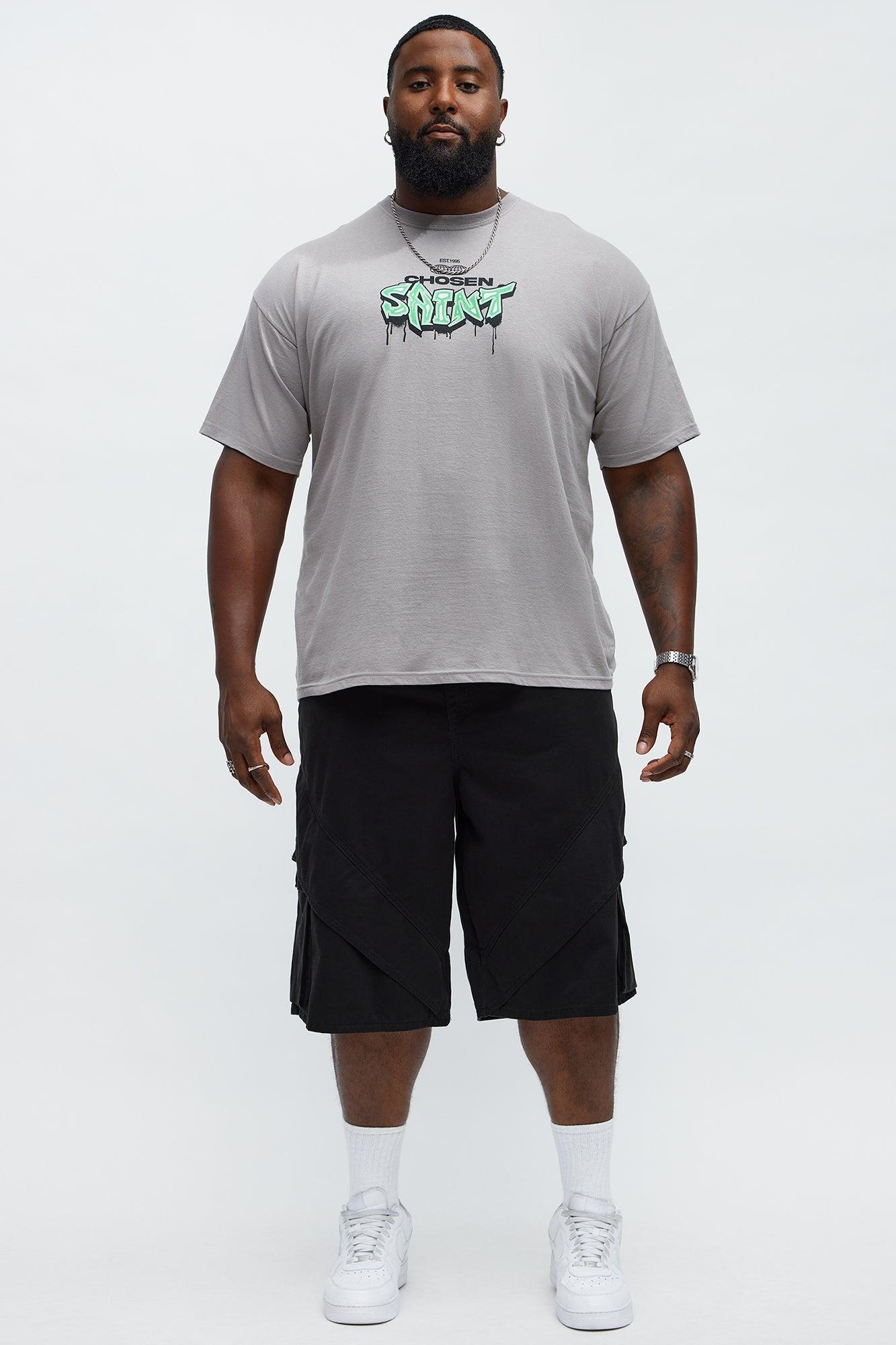 Chosen Saint Short Sleeve Tee - Light Grey Male Product Image