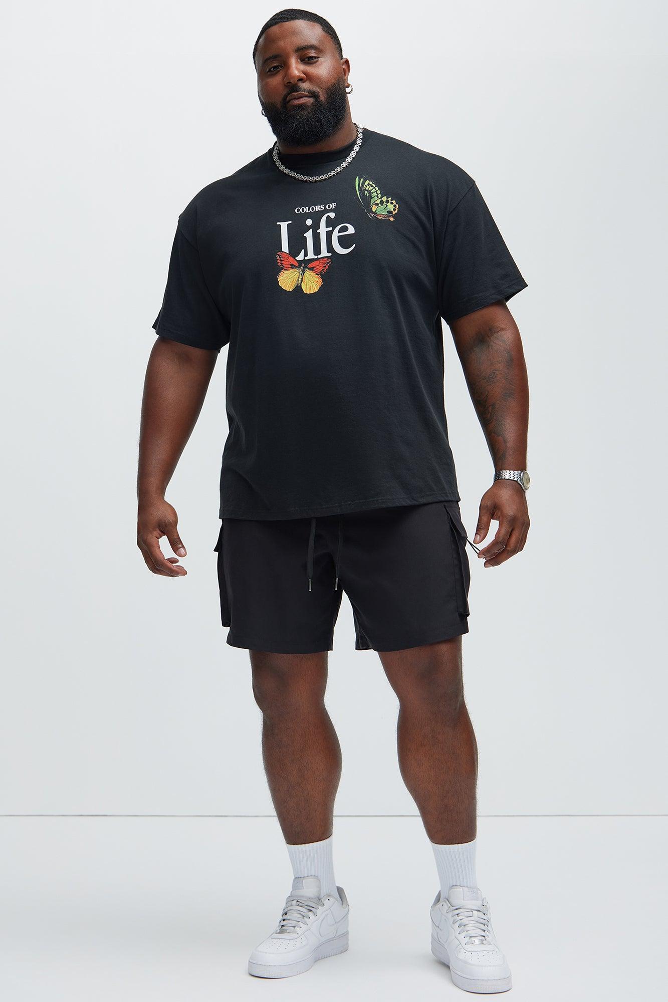 Colors Of Life Short Sleeve Tee - Black/combo Product Image