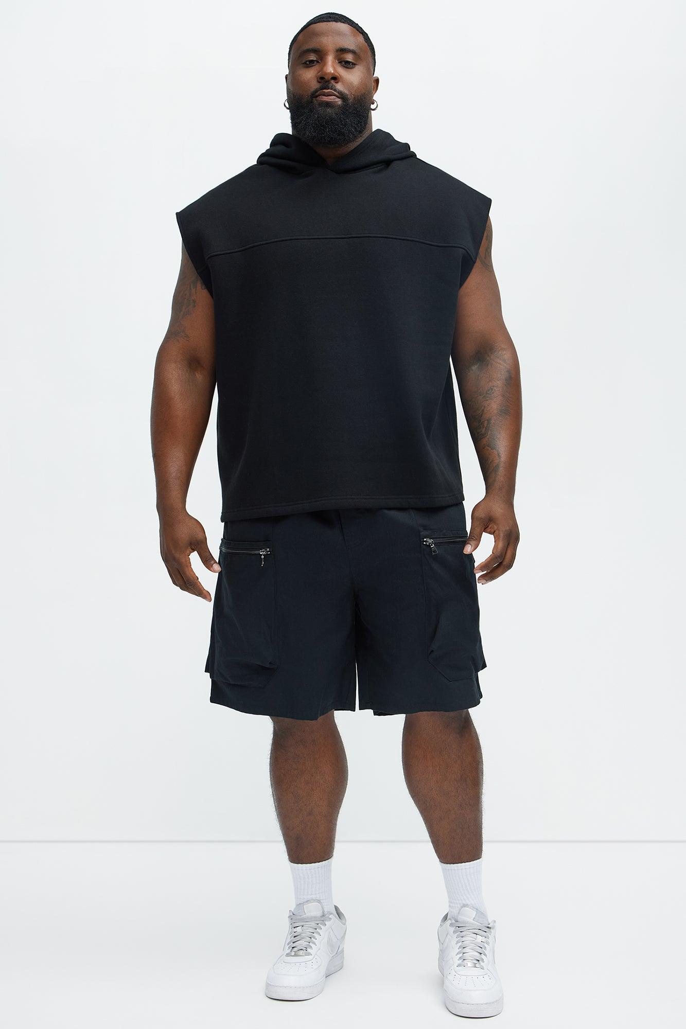 Tyson Lets Go Sleeveless Hoodie - Black Product Image