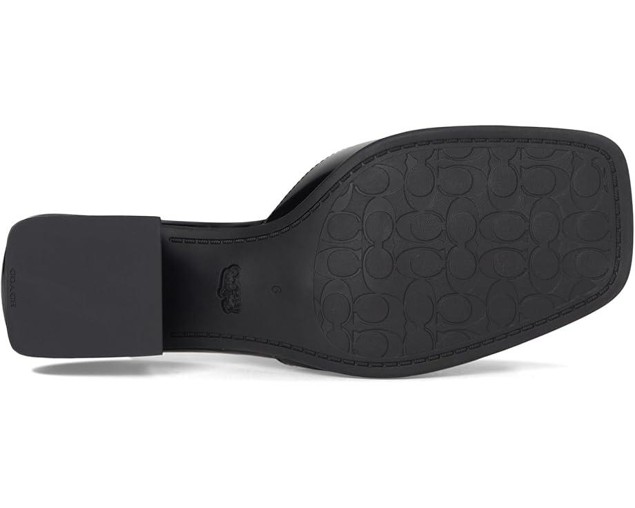 Sculpted C Coated Canvas Block Heel Sandals Product Image