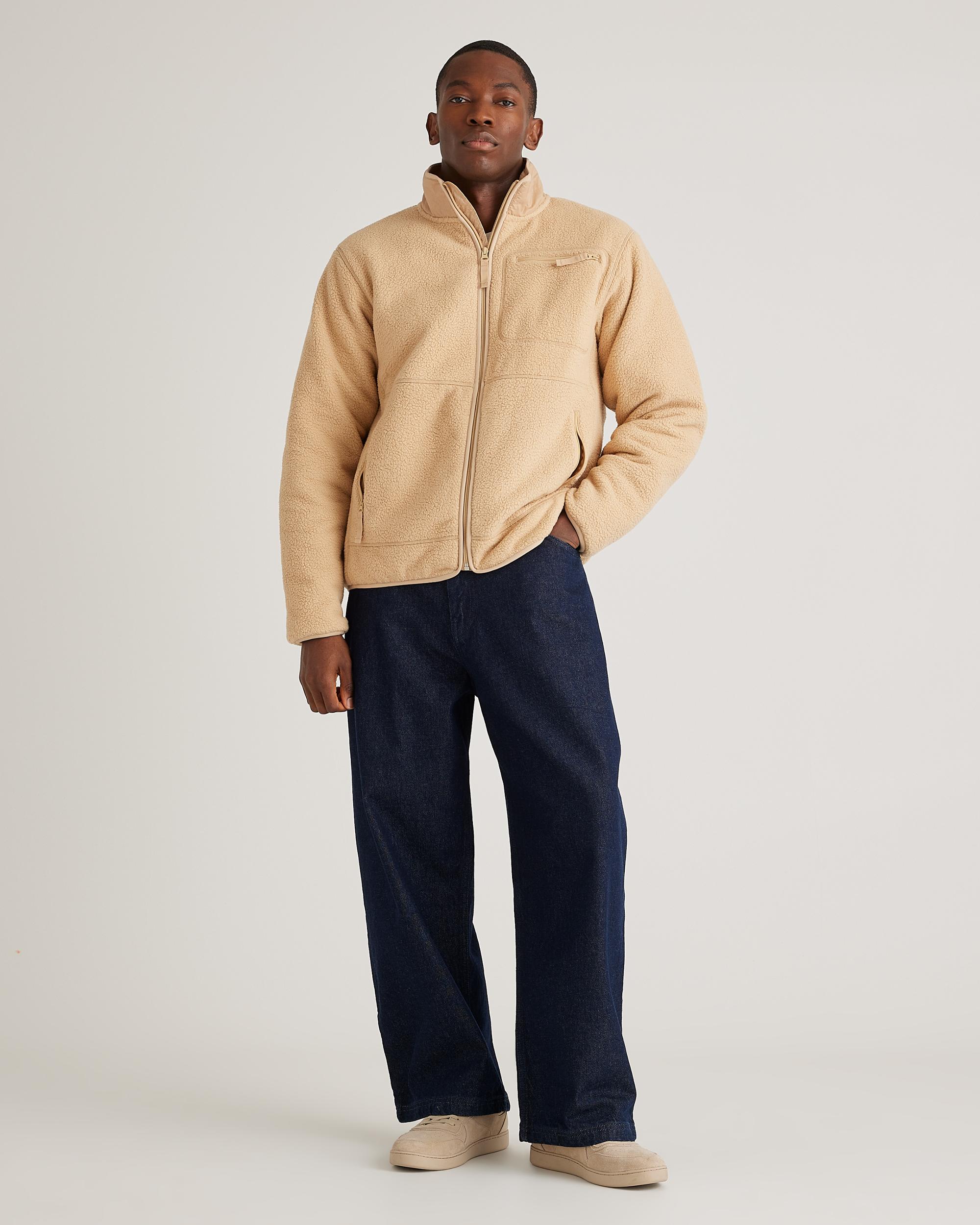 Quince | Men's Sherpa Full Zip Jacket 100% Polyester Product Image