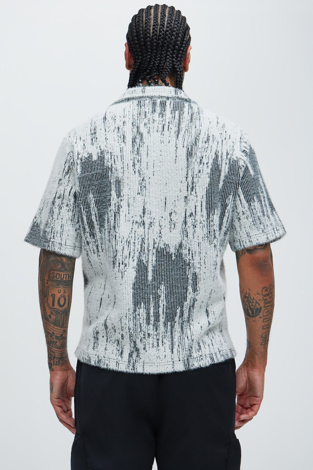 Livin' That Life Mohair Shirt - Black/combo Product Image