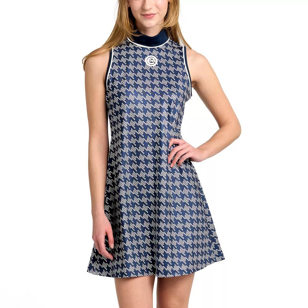 Women's Lusso Navy Chicago Cubs Cameron Dress, Size: Medium, Blue Product Image