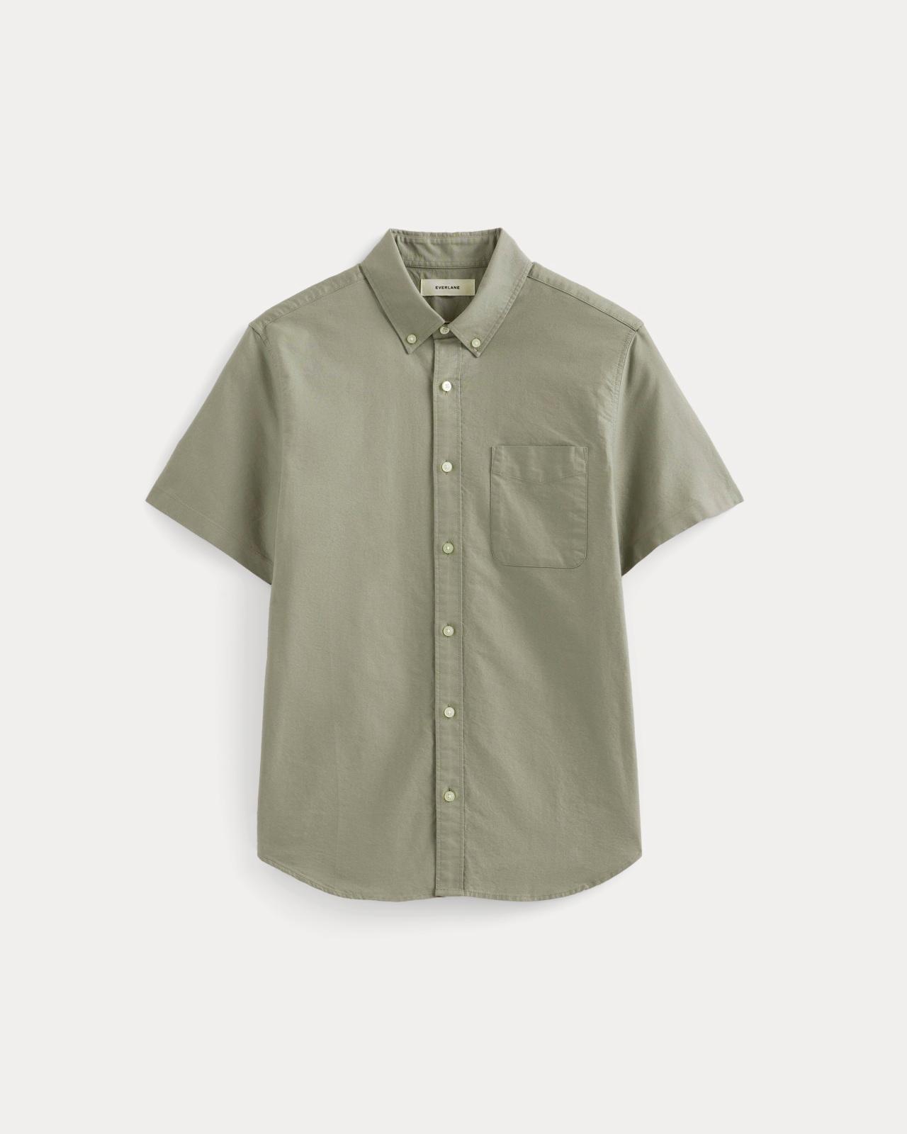 Mens Organic Short Sleeve Oxford Shirt by Everlane Product Image