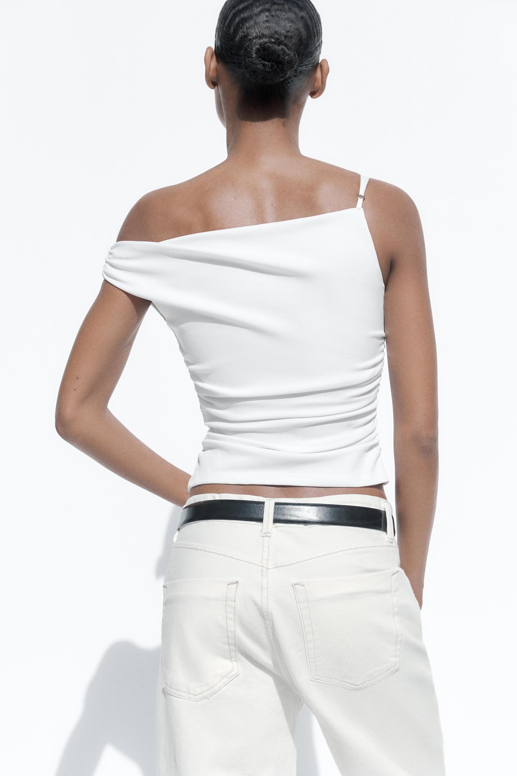 RUCHED ASYMMETRIC TOP Product Image