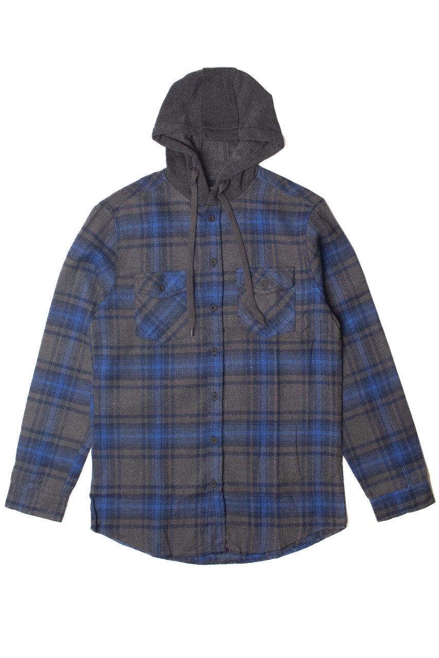 Hooded Flannel Shirt Product Image