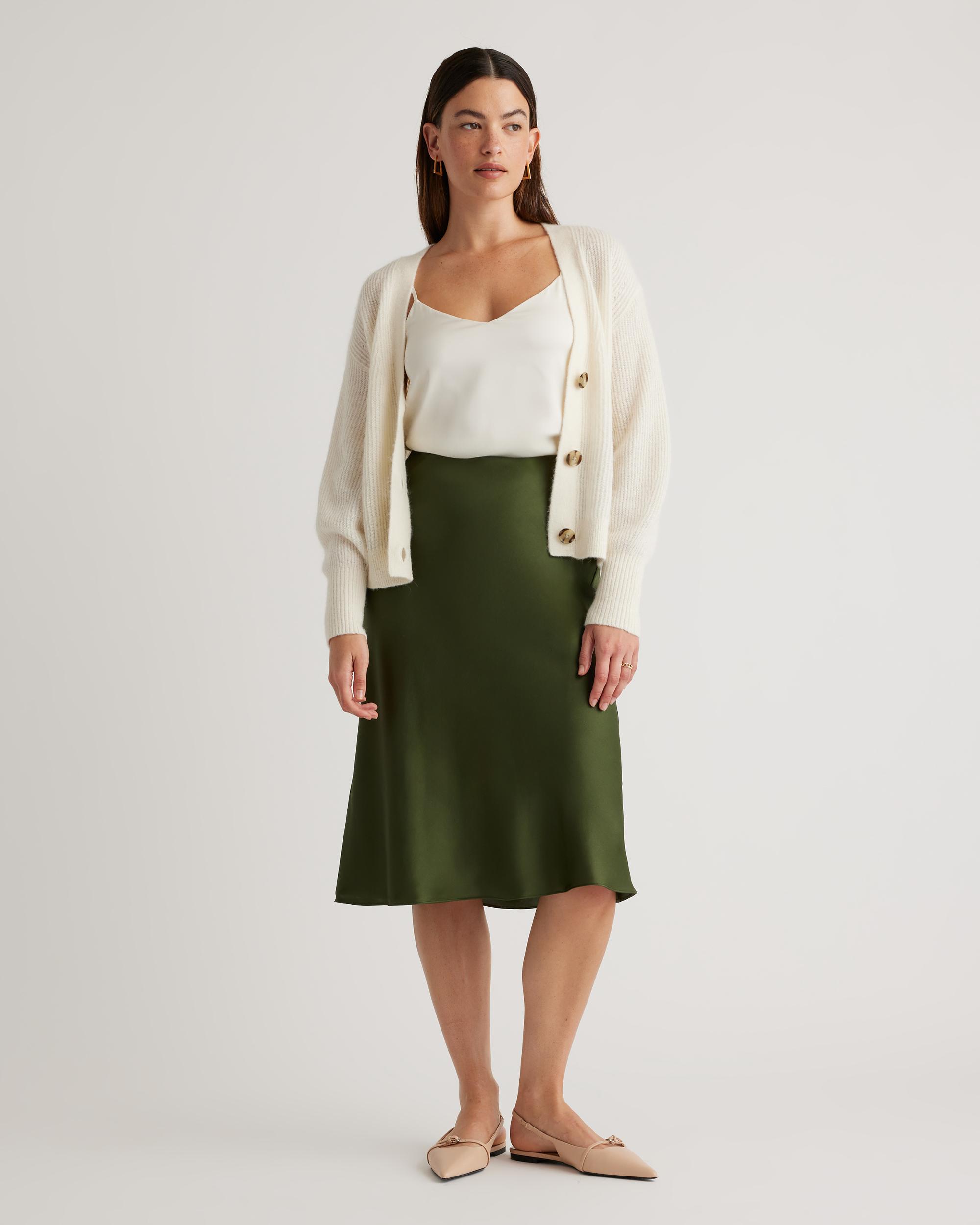 Quince | Women's Skirt Size XS, Silk Product Image