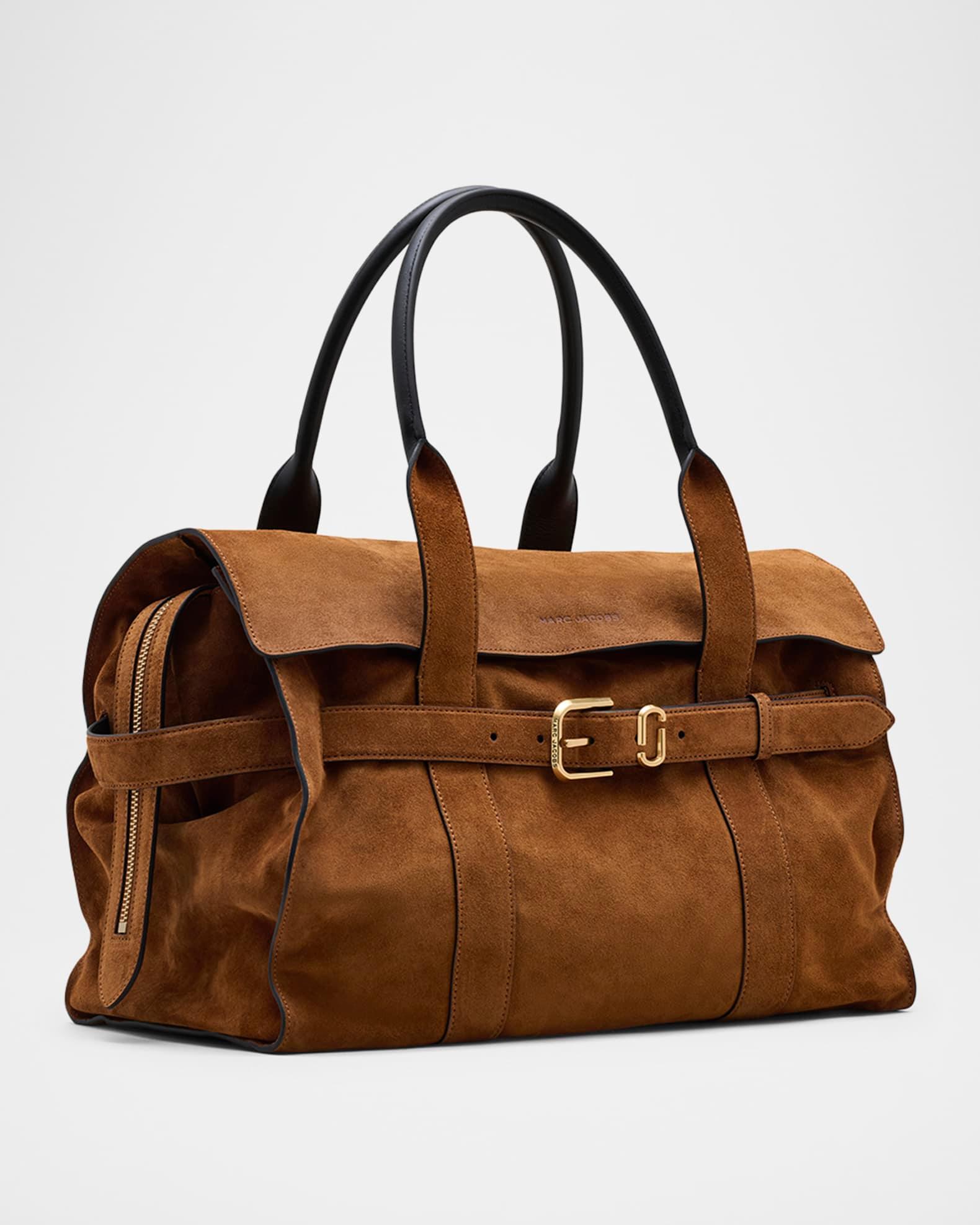 The Dakota Belted Suede Tote Bag Product Image