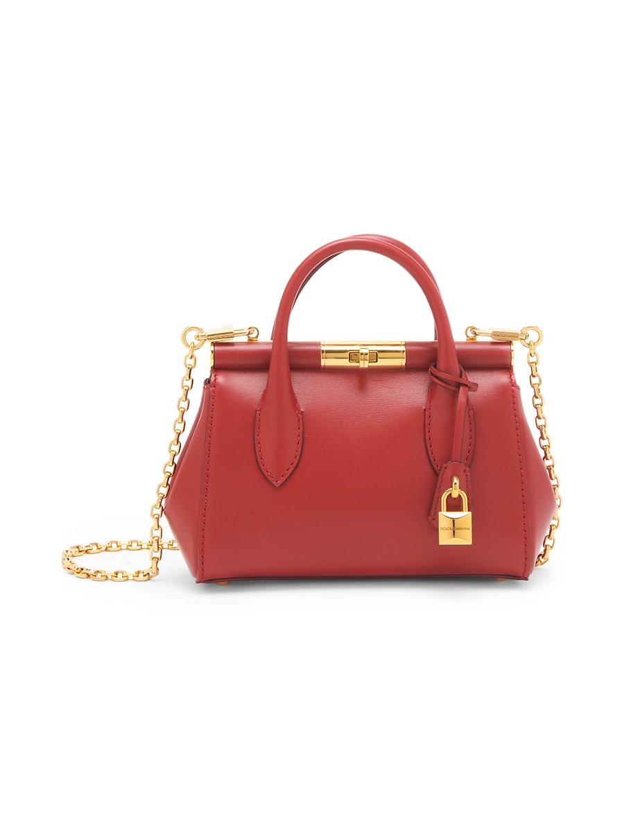 Womens Marlene Leather Top Handle Bag Product Image