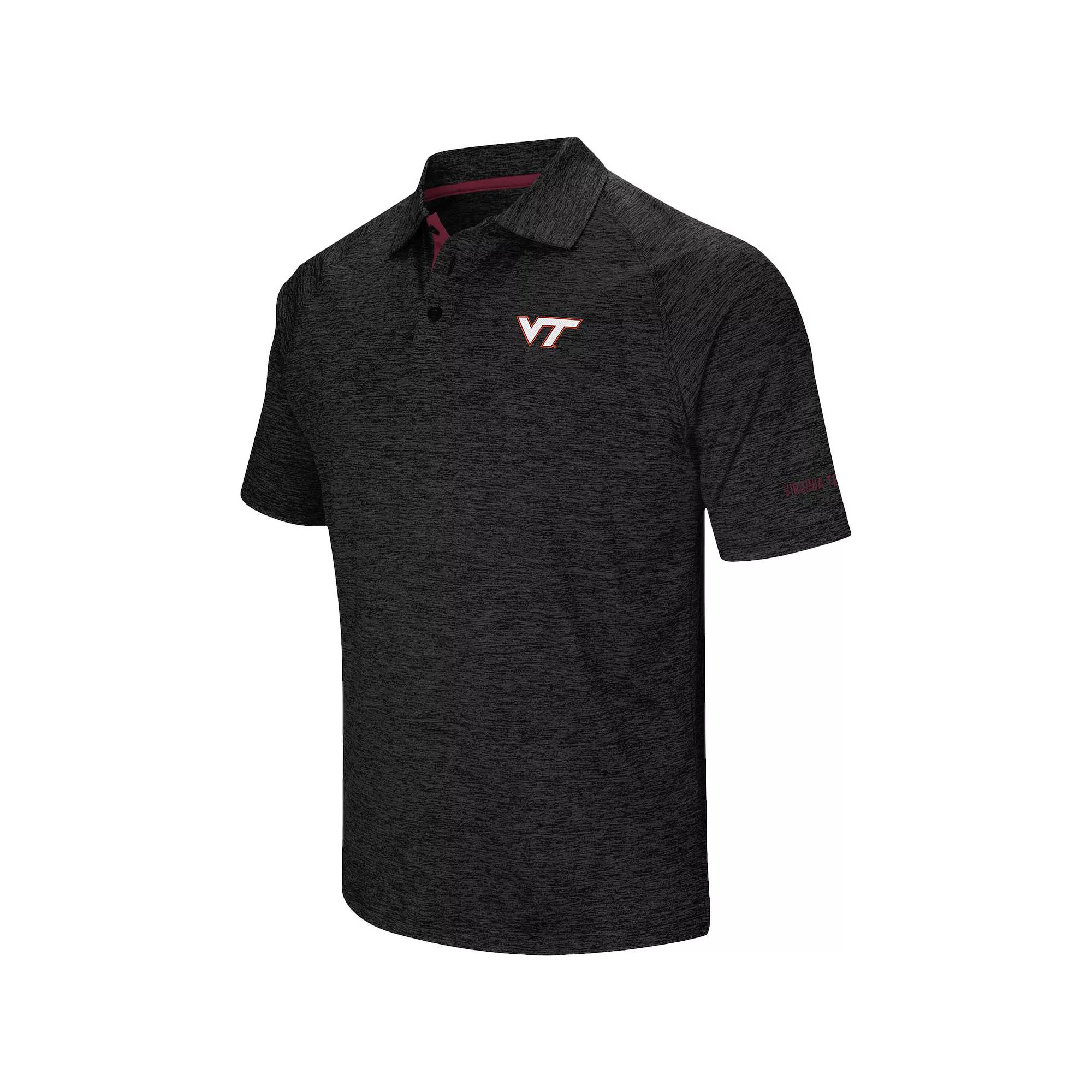 Men's Colosseum Black Texas A&M Aggies Down Swing Polo,  Product Image