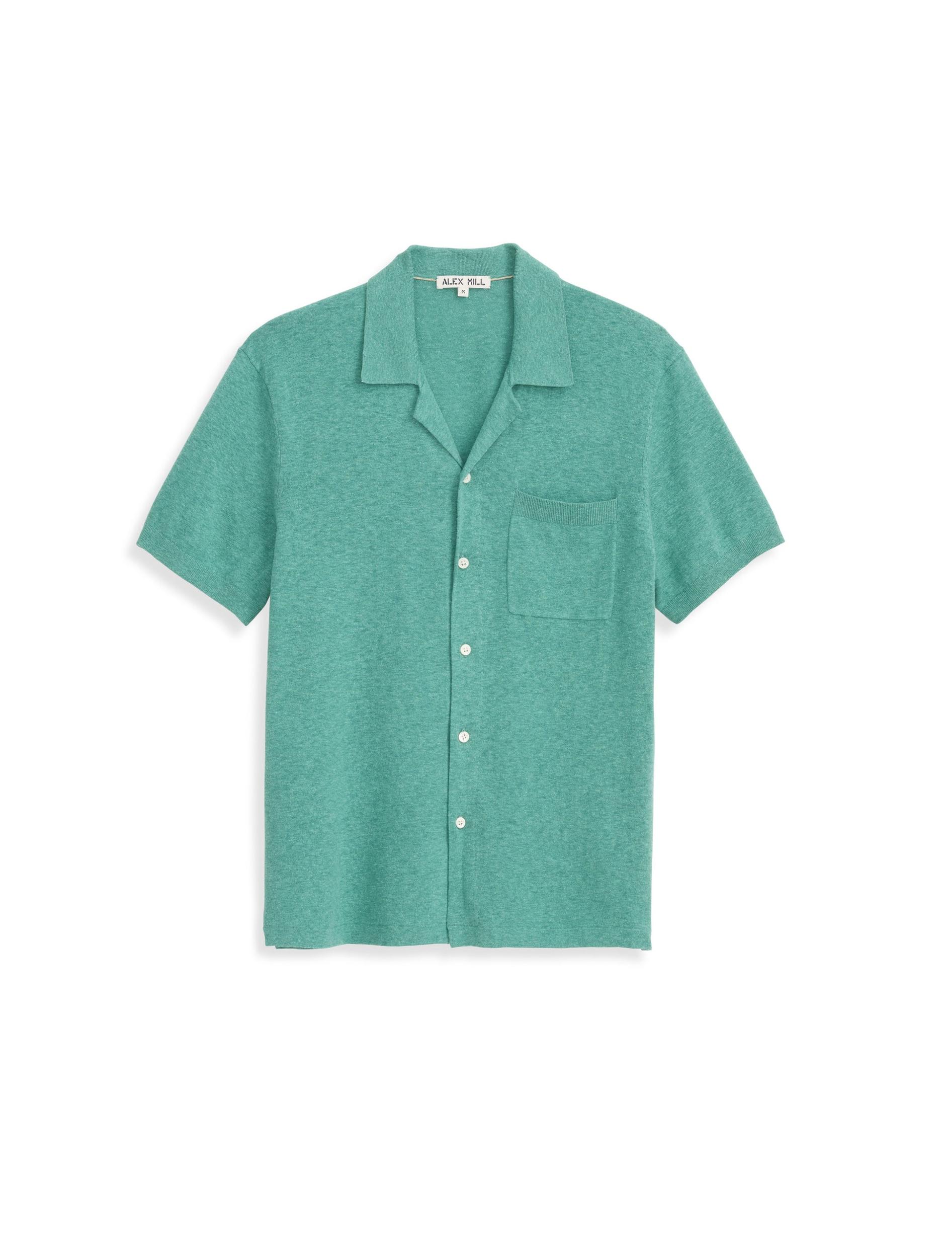 Aldrich Knit Shirt in Hemp Cotton Product Image
