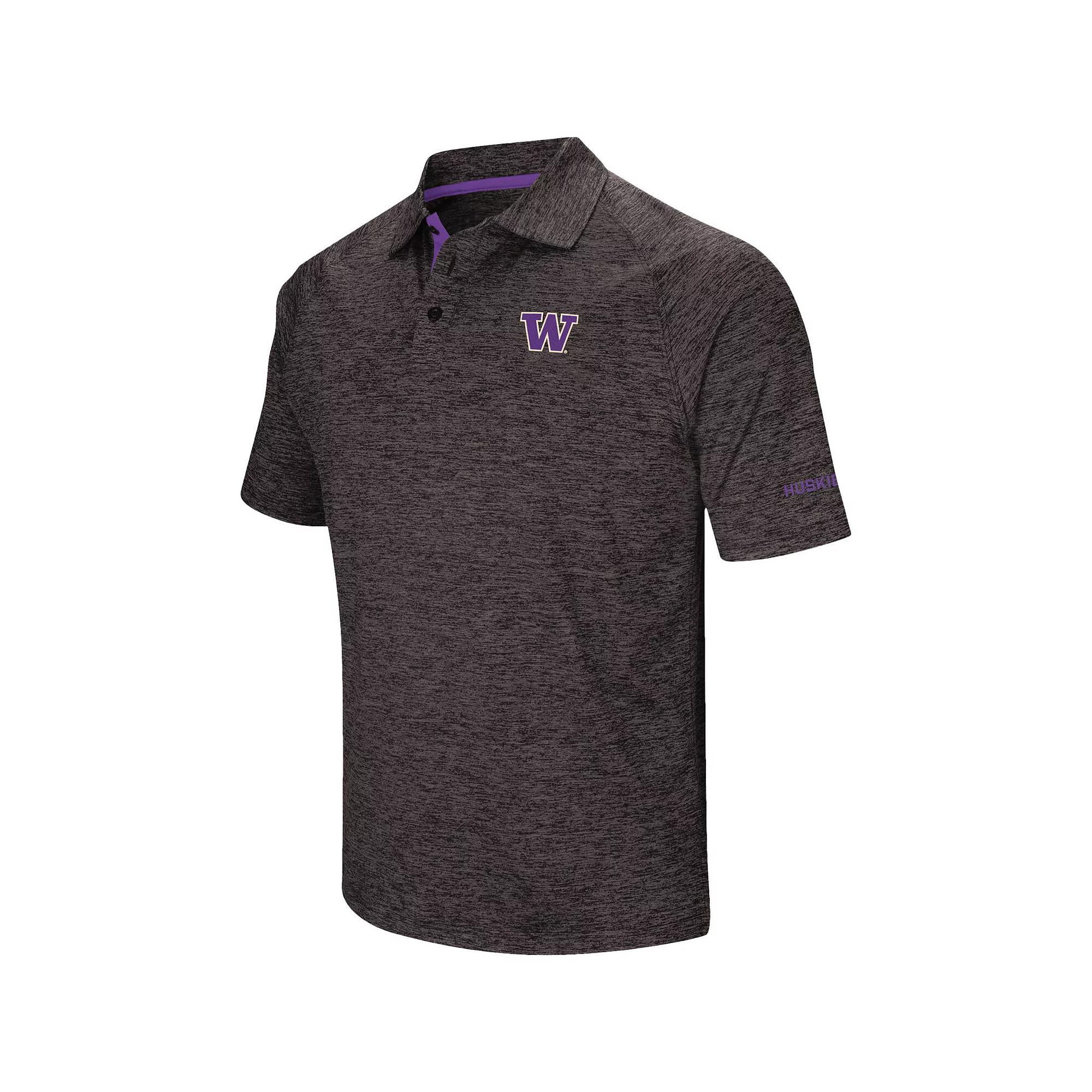 Men's Colosseum Black Texas A&M Aggies Down Swing Polo,  Product Image