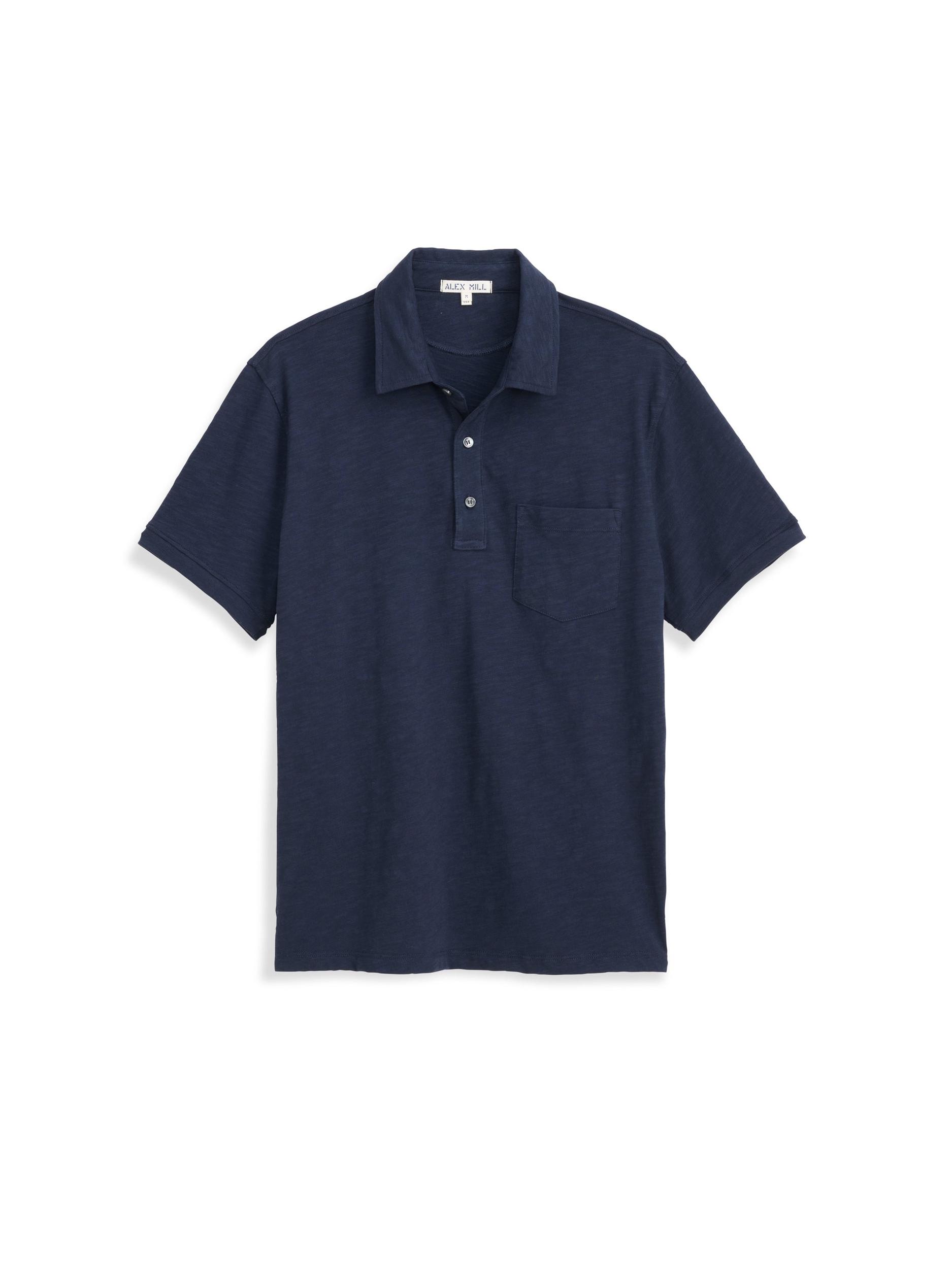 Standard Polo in Slub Cotton Product Image