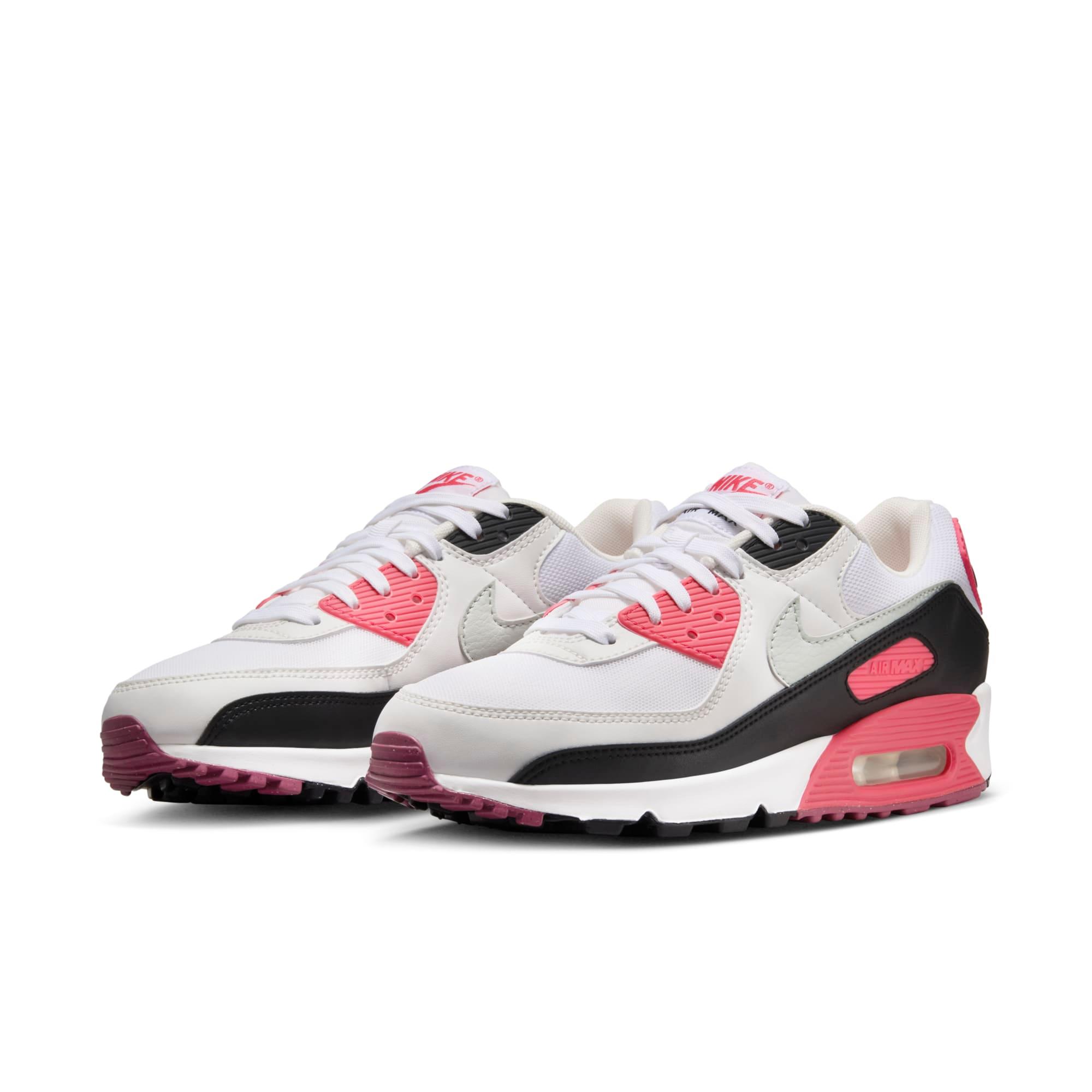 Nike Air Max 90 - Womens Shoes Aster Pink/White/Light Silver Product Image