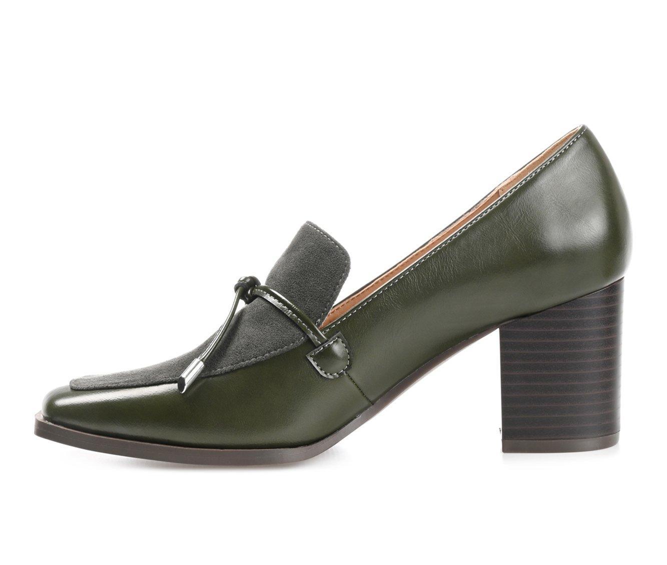 Women's Journee Collection Crawford Heeled Loafers Product Image