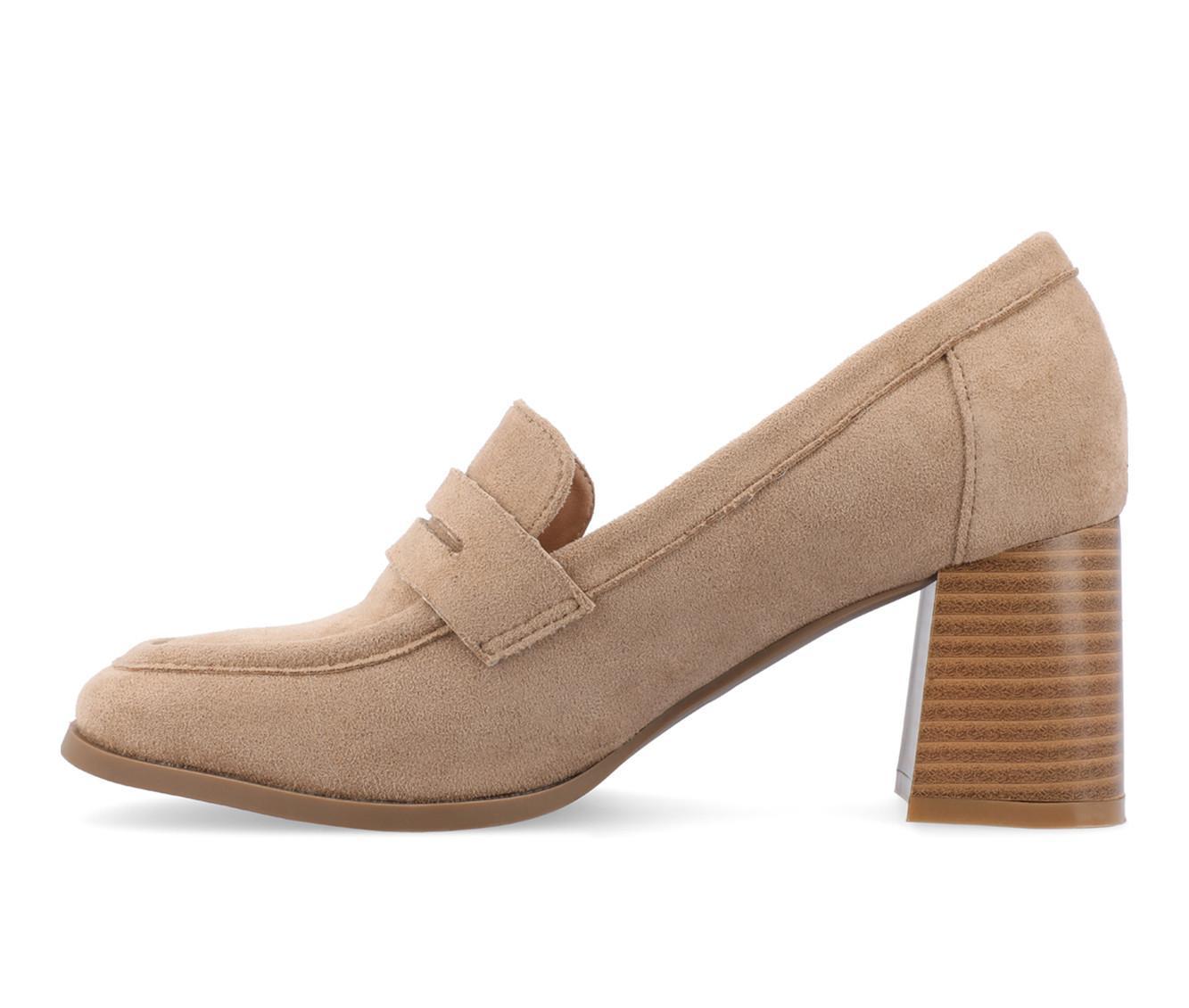 Women's Journee Collection Malleah Block Heel Loafers Product Image