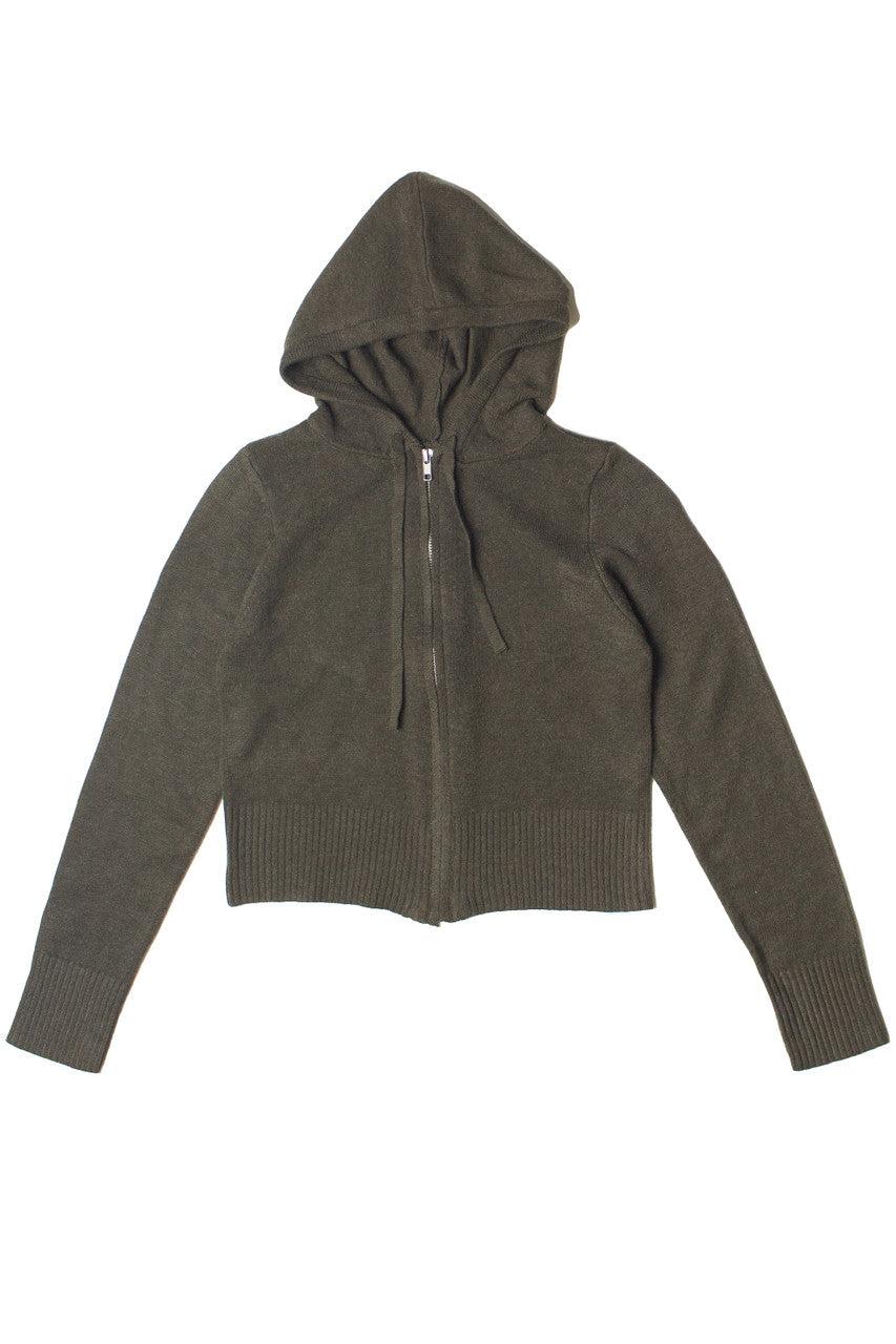 Soft Knit Zip Up Hoodie Product Image
