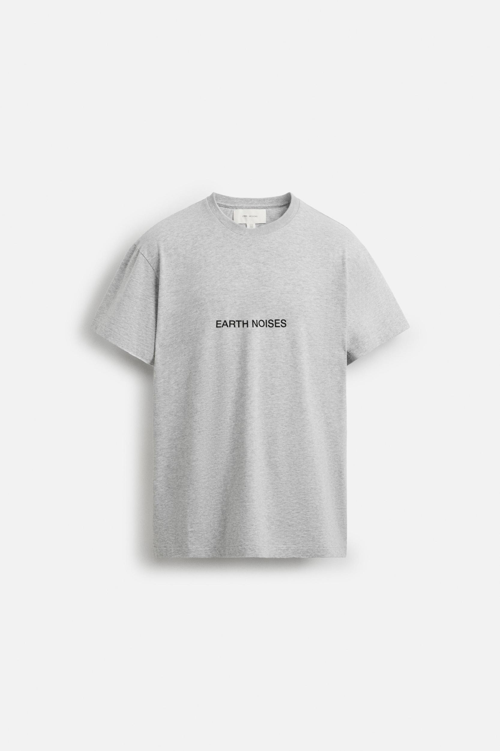 SLIM FIT TEXT T-SHIRT Product Image