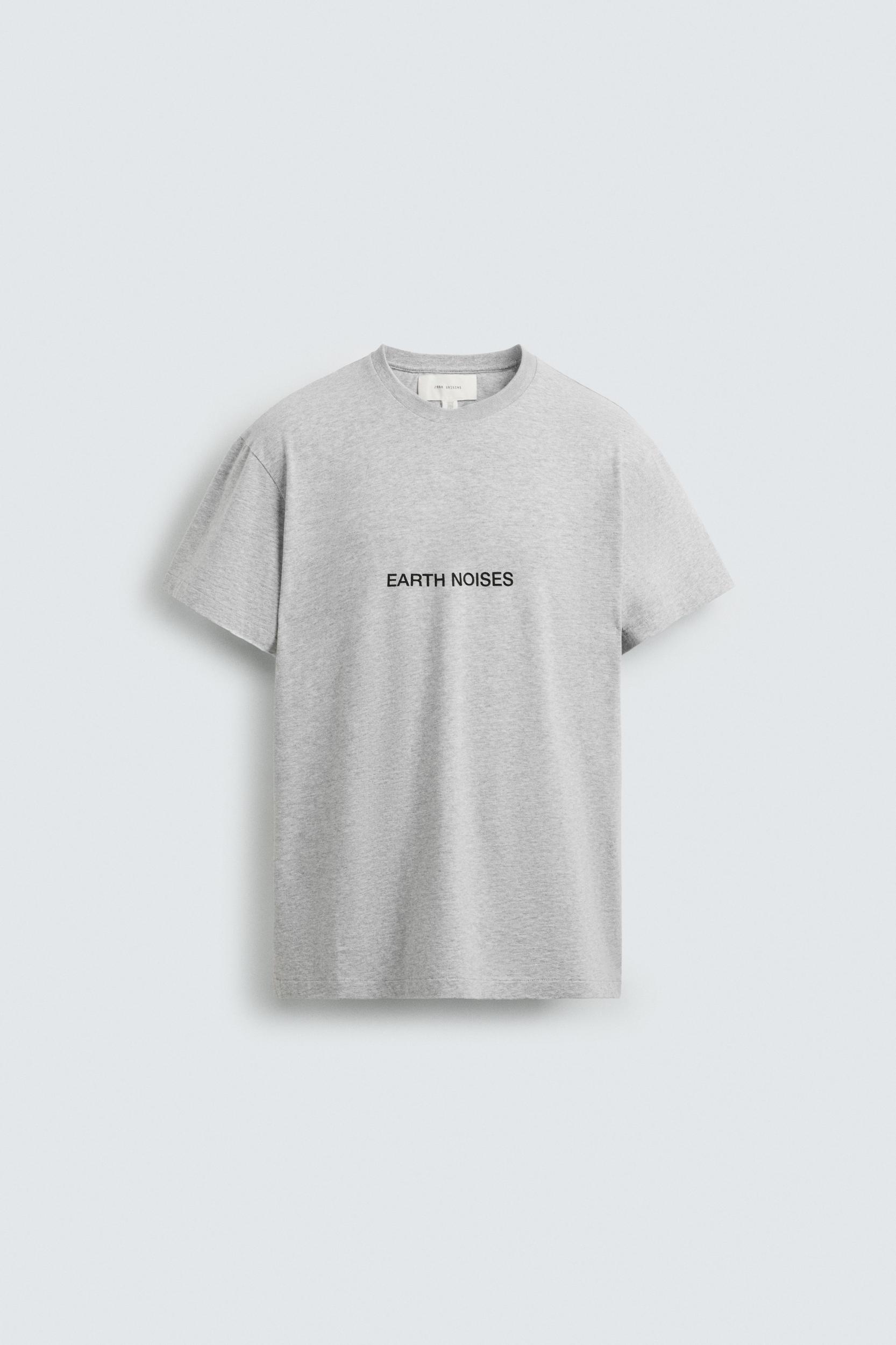 SLIM FIT TEXT T-SHIRT Product Image