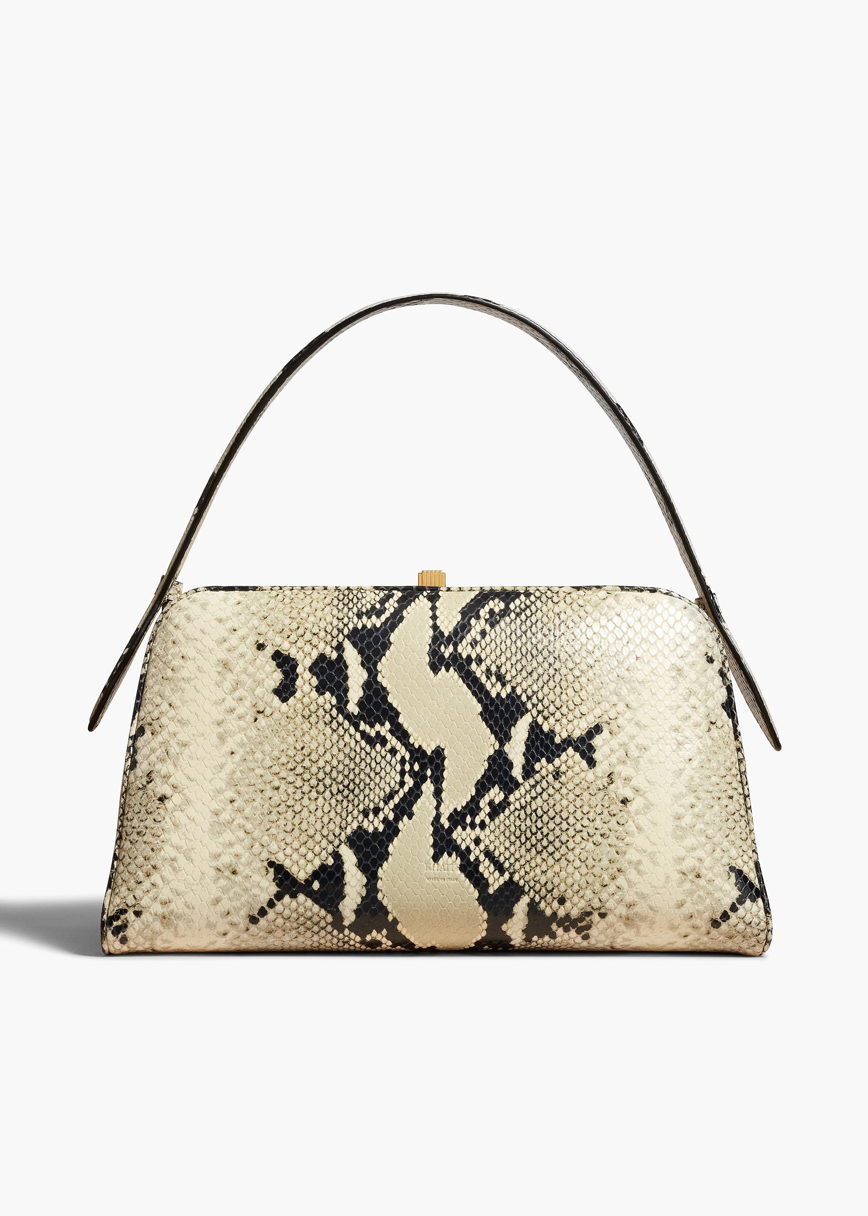 Cate Bag in Natural Python-Embossed Leather Product Image