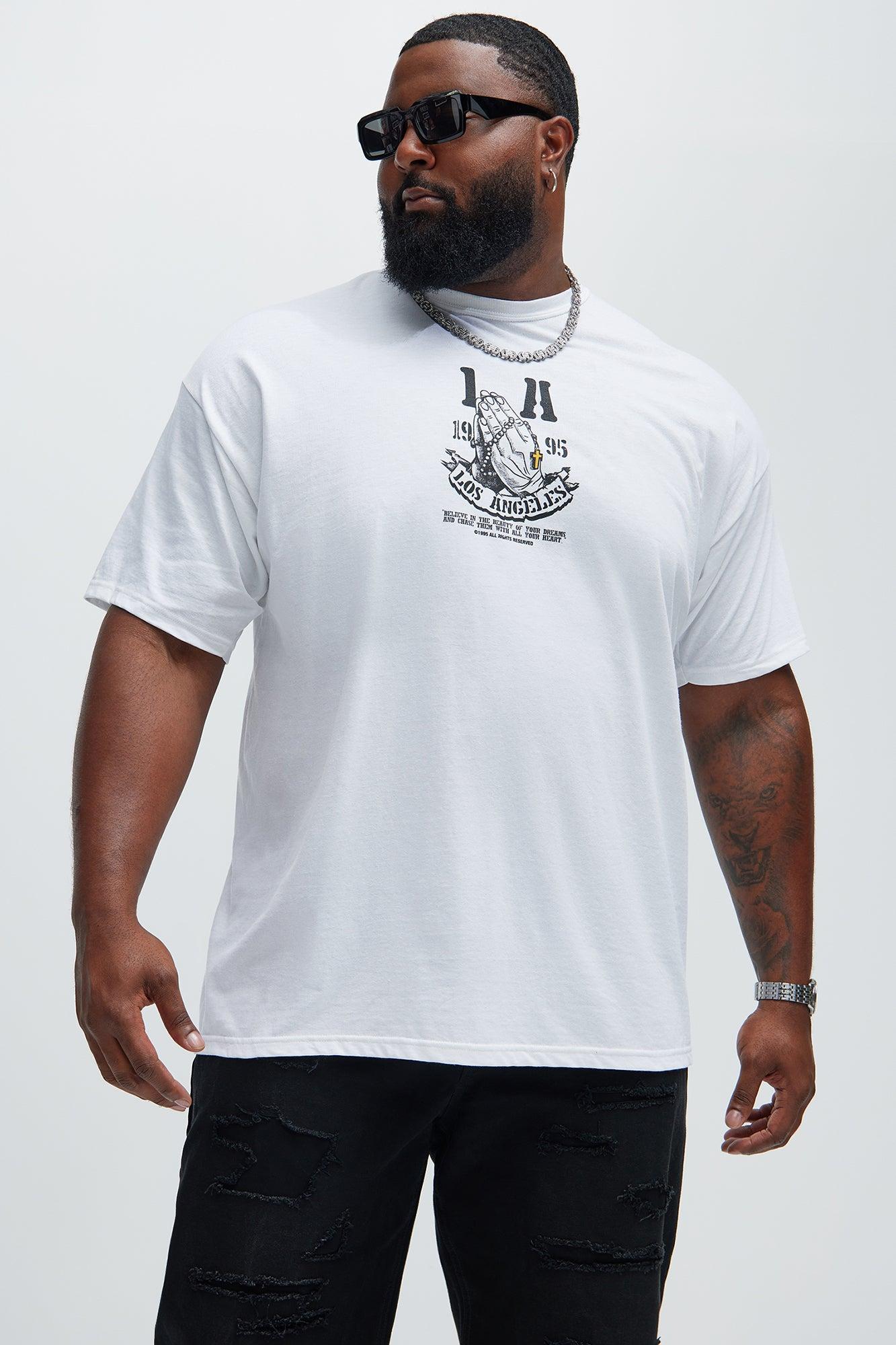 LA Blessed 1995 Short Sleeve Tee - White Product Image