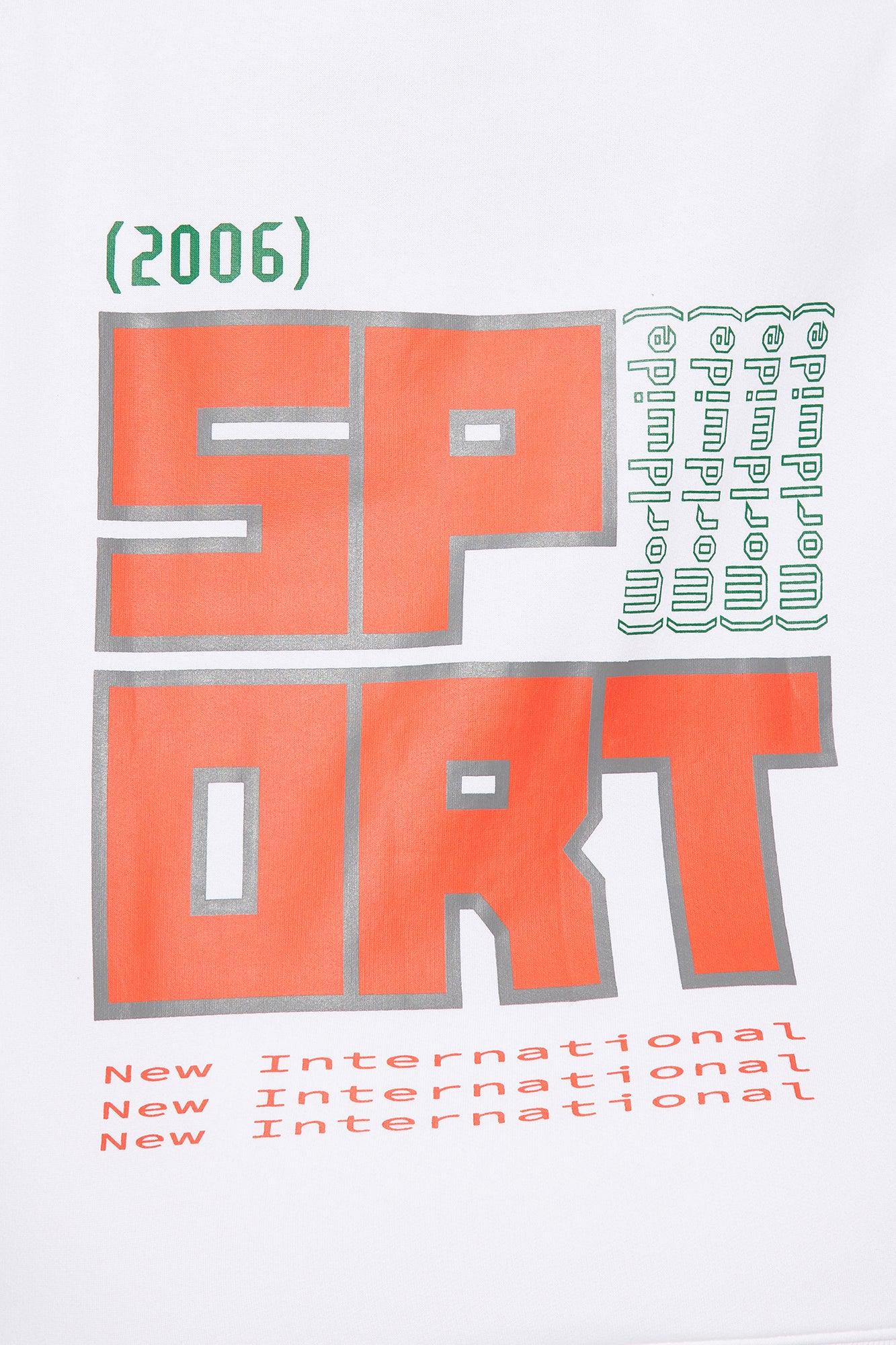 International Sport Fleece Jogger Set - White Product Image