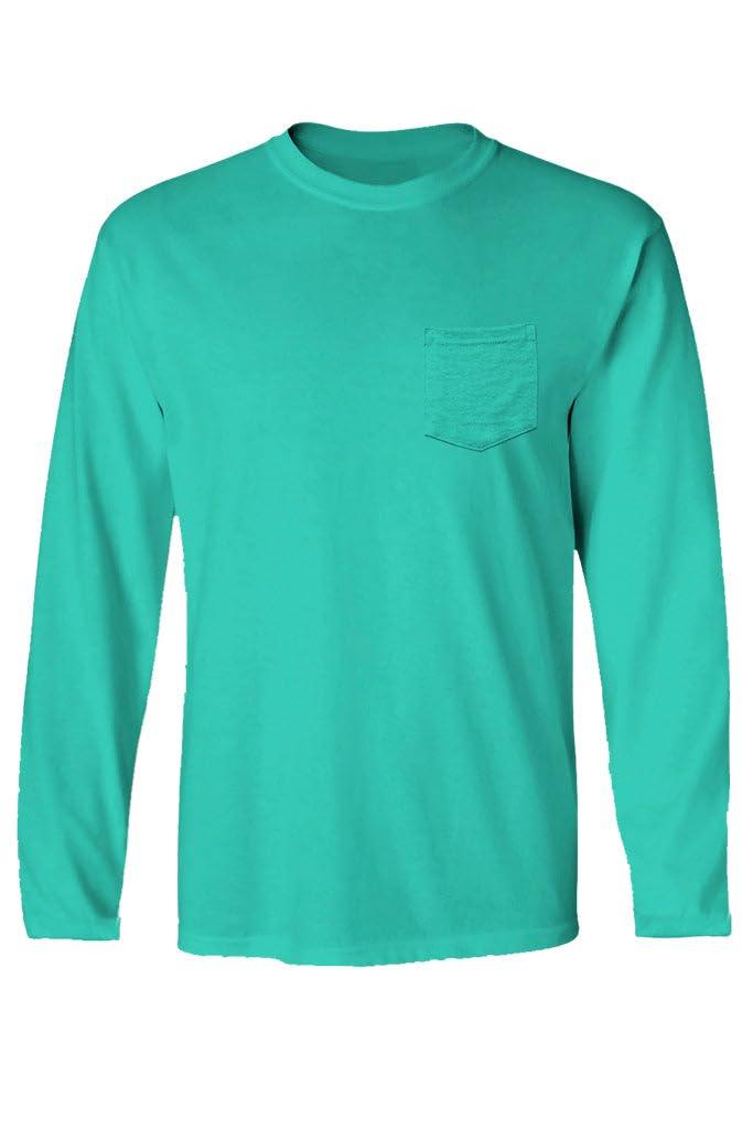 Mojo Sportswear Company The Plain Pocket Crew Men's Long Sleeve Tee Product Image