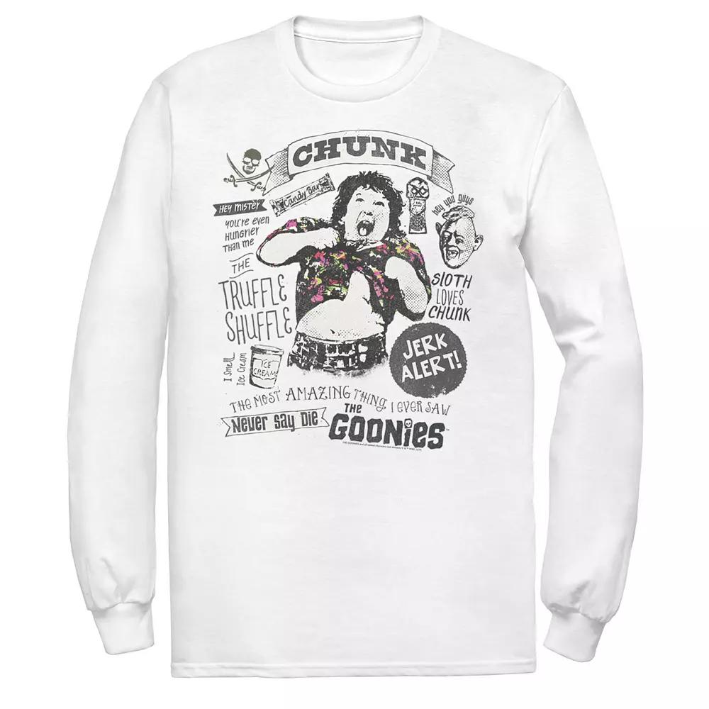 Men's The Goonies Chunk & Sloth Things Text Tee,  Product Image