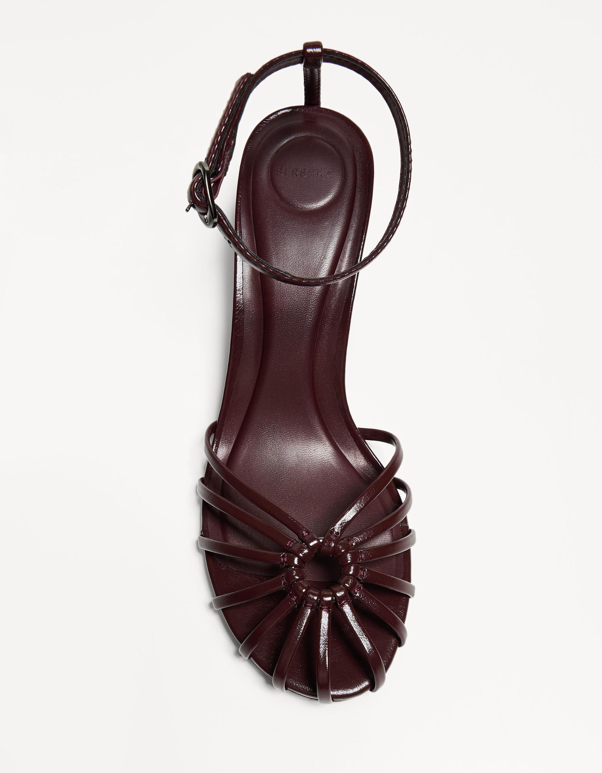 Heeled cage sandals Product Image