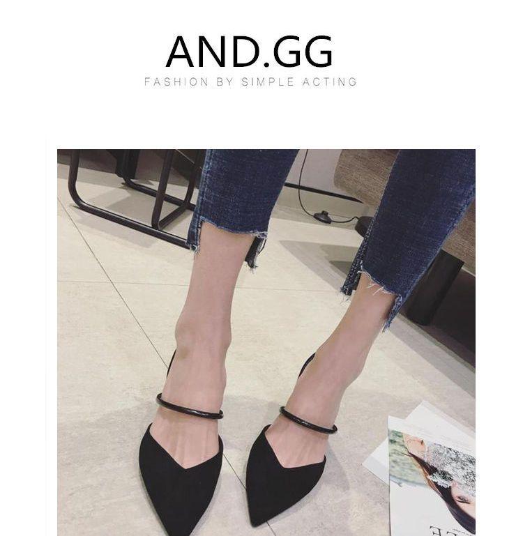Pointy Toe Kitten Heel Sandals Product Image