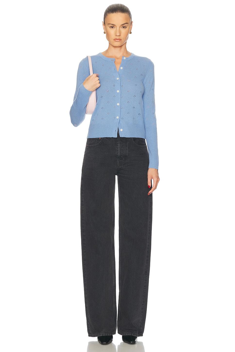 Jane Pointelle Cashmere Cardigan Product Image