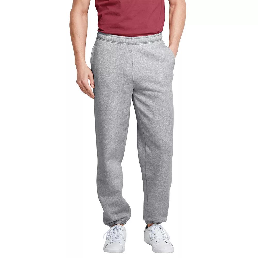 Big & Tall Lands' End Serious Sweats Sherpa Lined Sweatpants, Men's, Size: 4XL, Gray Grey Product Image